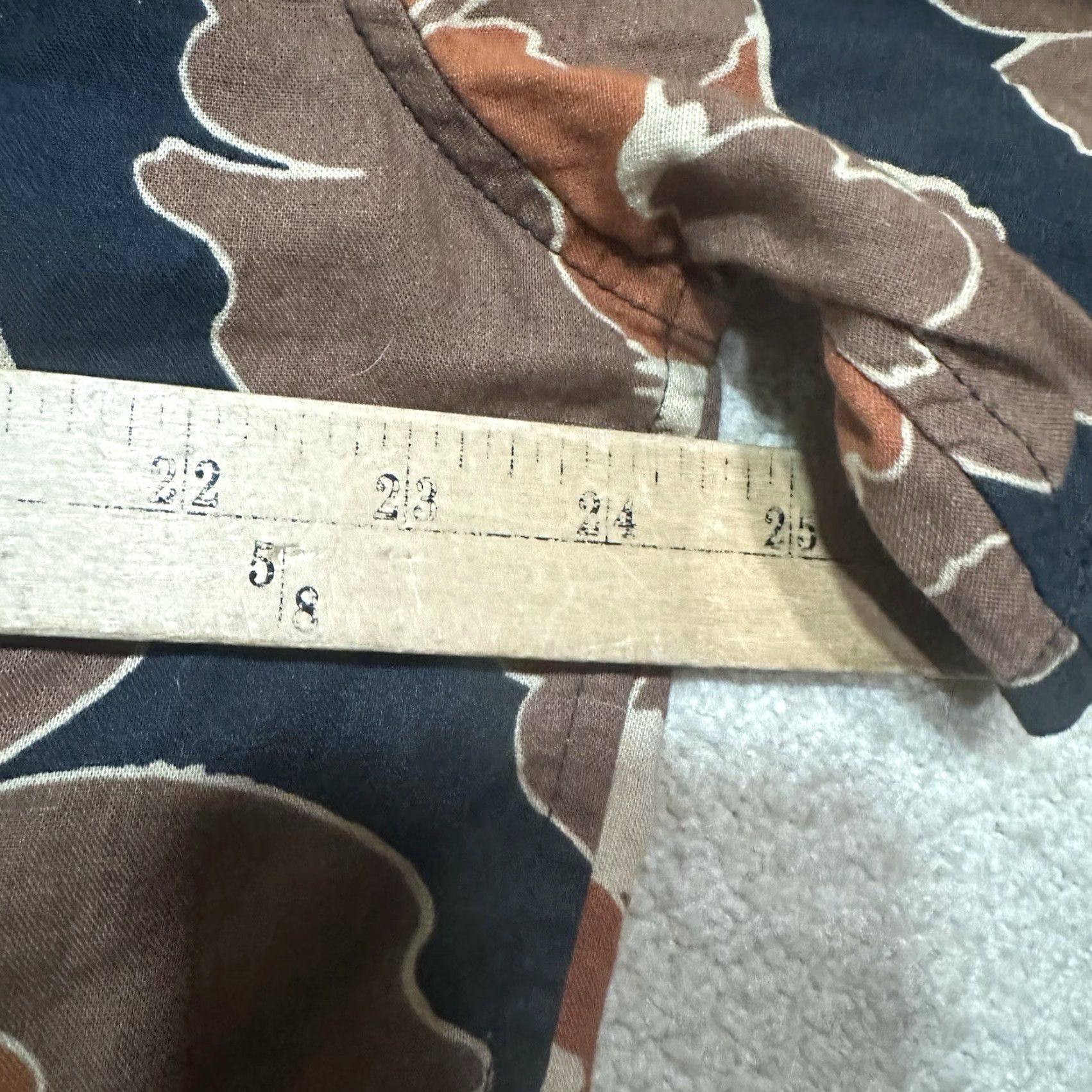 Gap Gap Camp Button-Up Shirt Mens Large Brown Floral Hawaiian Shirt Linen Shirt Size US L / EU 52-54 / 3 - 7 Thumbnail