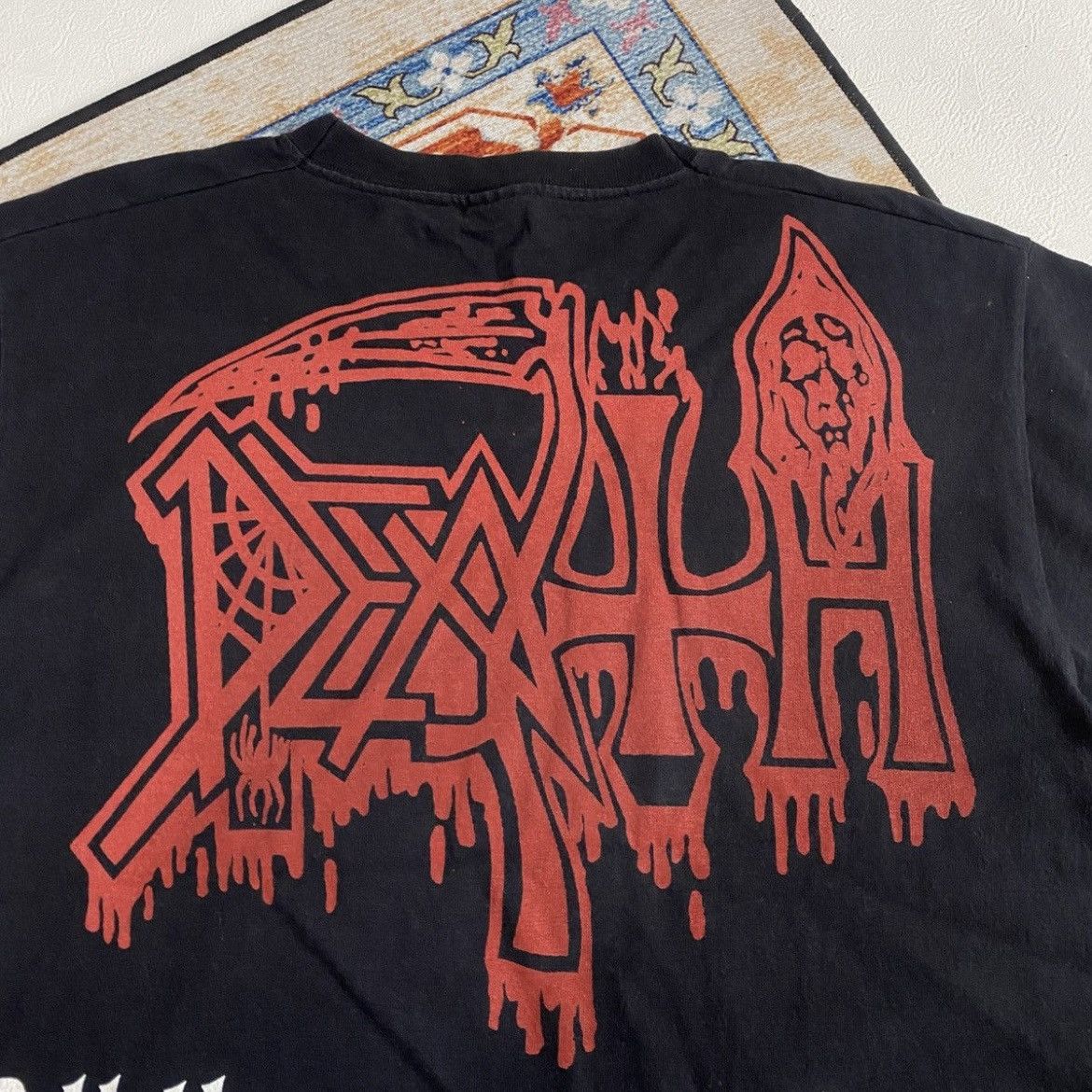 4GSELLER Vintage death " spiritual healing " band tee Size US M / EU 48-50 / 2 - 8 Thumbnail
