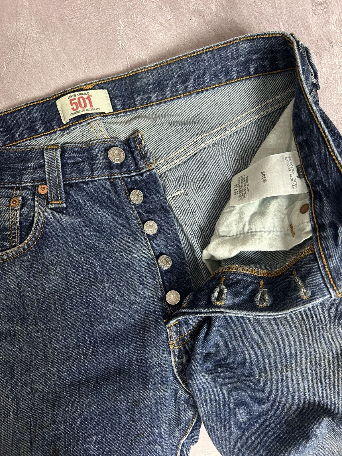 Levi's × Levi's Vintage Clothing × Vintage y2k Levis 501 Red Tab Jeans Vintage sz 32x30 90s RARE Size US 32 / EU 48 - 7 Thumbnail