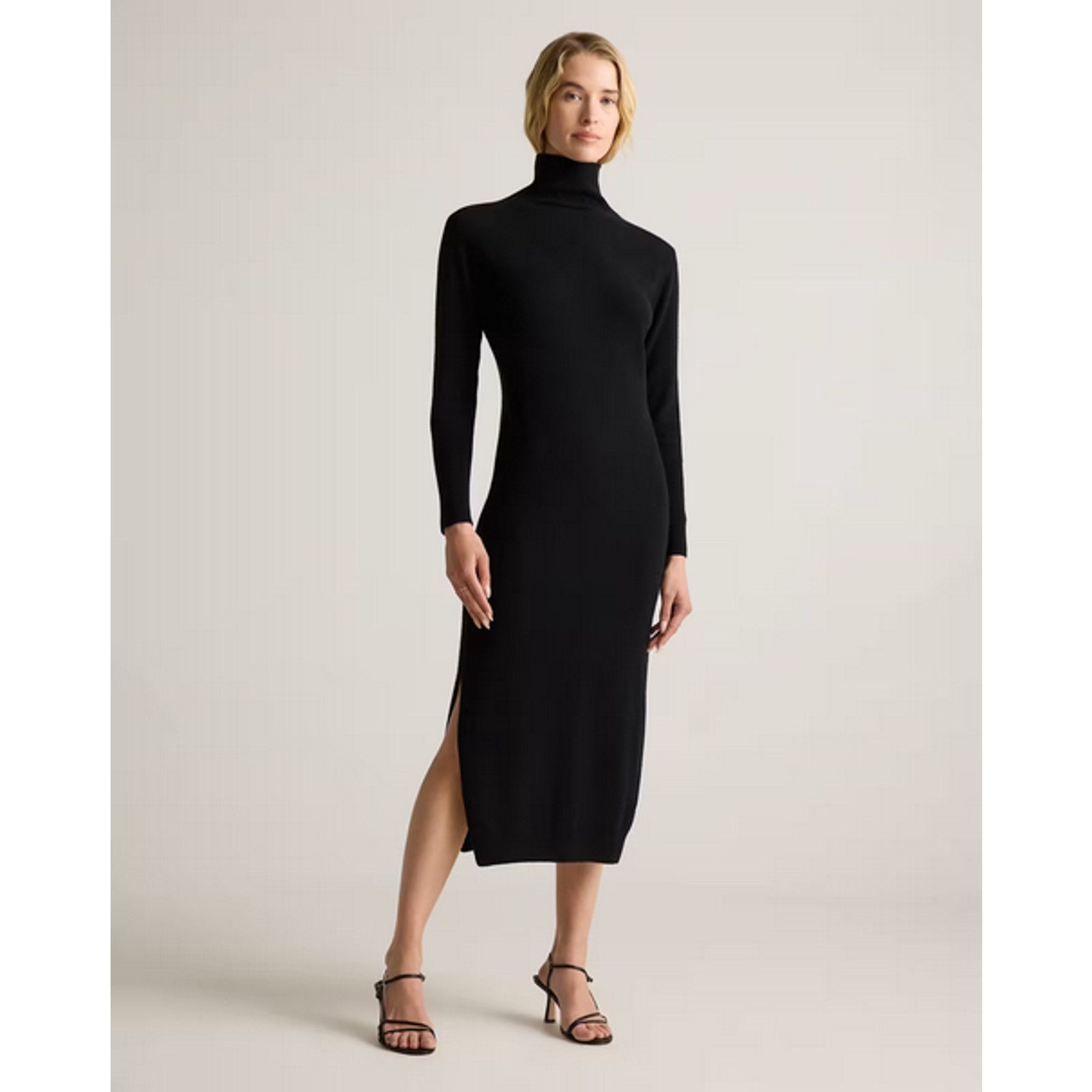 tencel jersey side tie midi dress Tencel Jersey Side Tie Dress in Dark Olive
