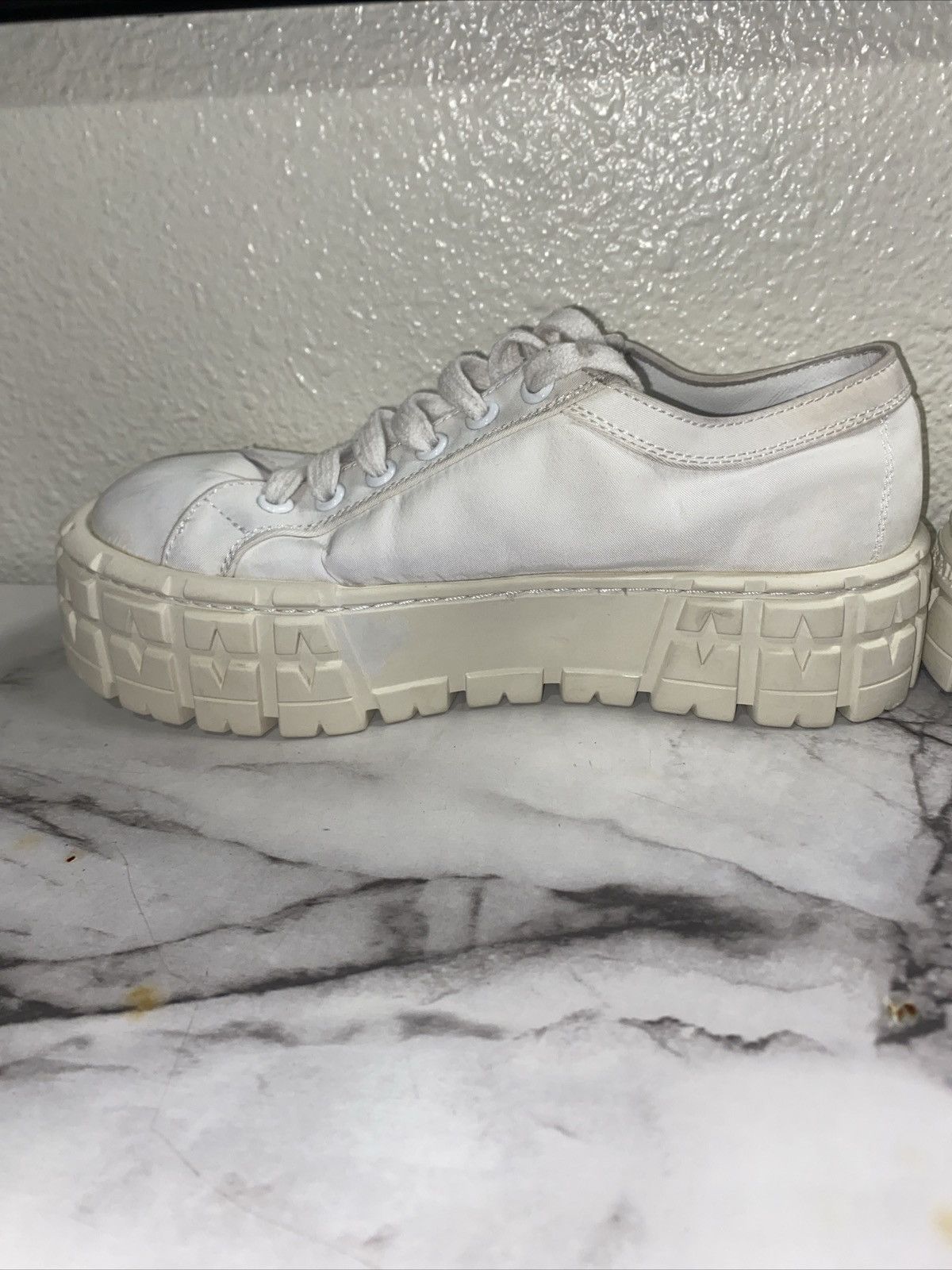 Prada Prada double wheel gabardines Size US 7 / IT 37 - 4 Thumbnail