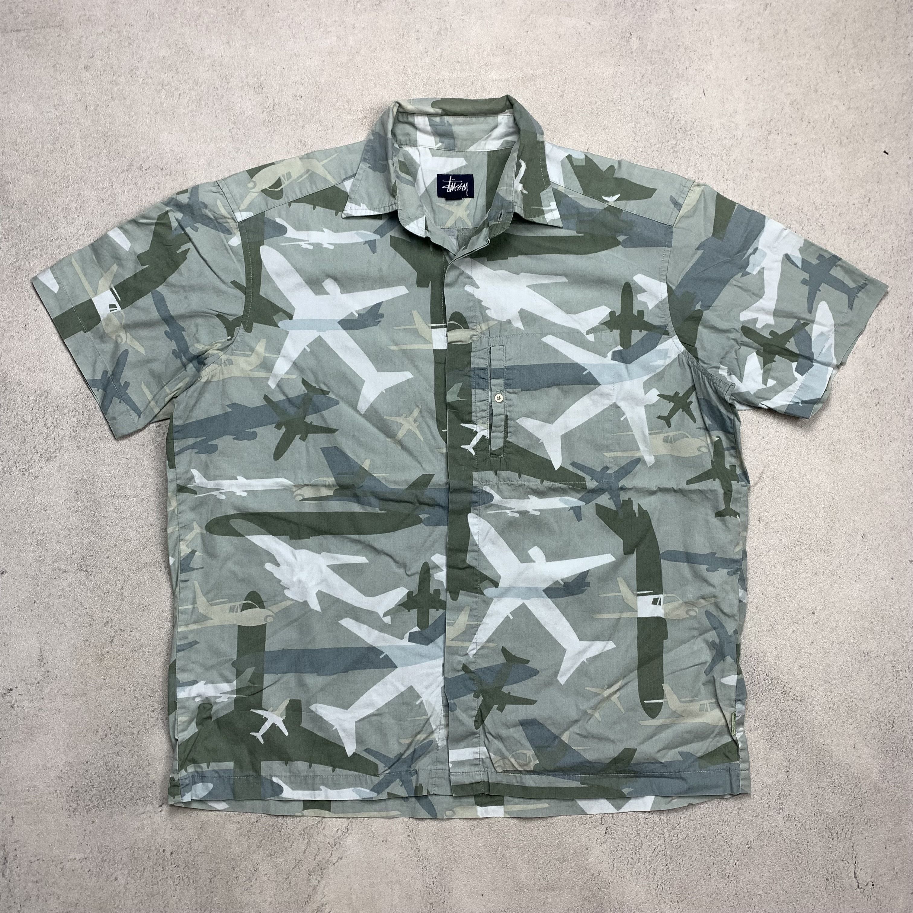 Stussy Stussy Crocodile Print Silk Shirt | Grailed