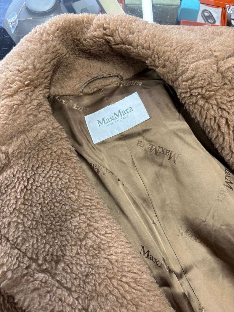 Max Mara Max Mara Classic Teddy Bear Camel Long Coat Size S / US 4 / IT 40 - 5 Thumbnail
