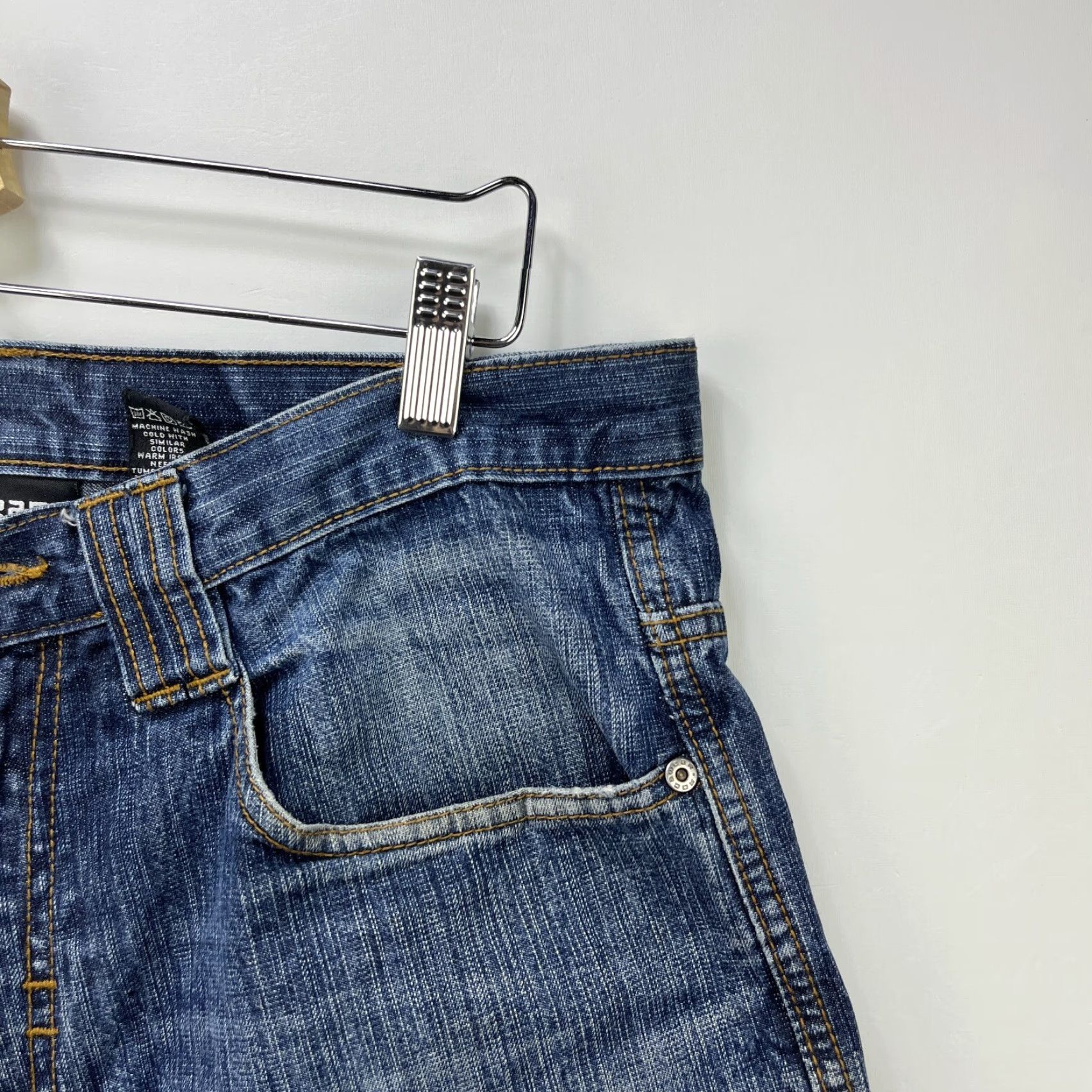 Rocawear VINTAGE Rocawear Baggy Denim Jean Shorts 34 Hip Hop Men Blue 90s/2000s Style, Hip Hop Mens 34 Denim Shorts Size US 34 / EU 50 - 7 Thumbnail