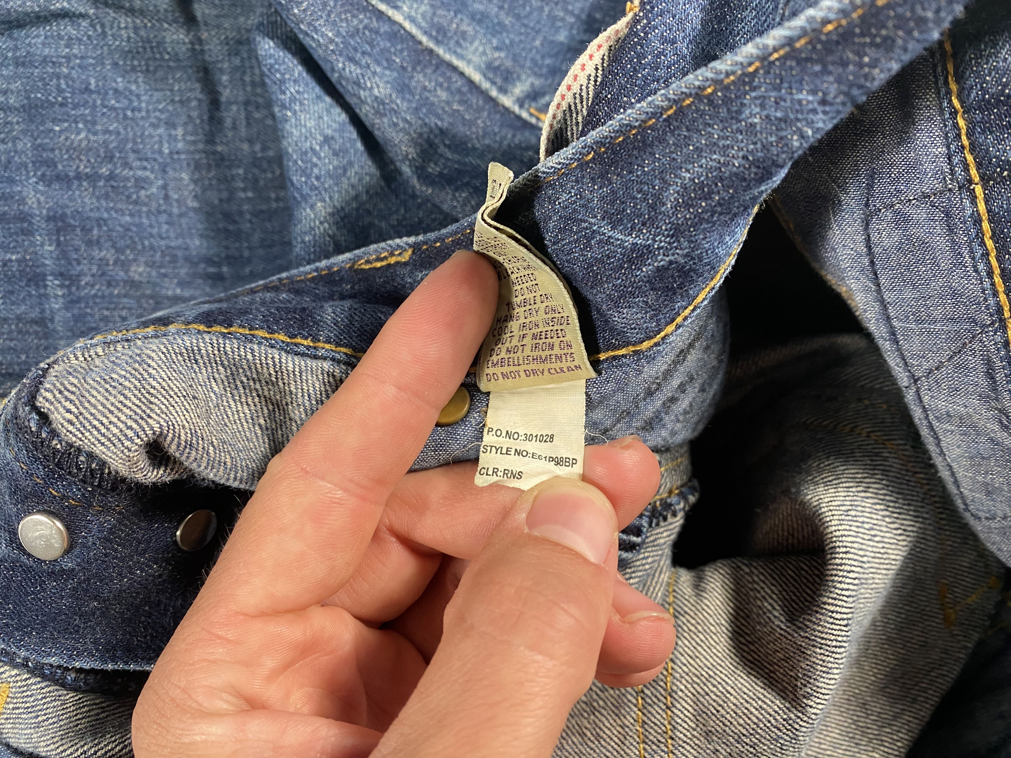 Prps PRPS Demon Cut Japanese Selvedge Jeans 31x28 Size US 31 - 5 Thumbnail