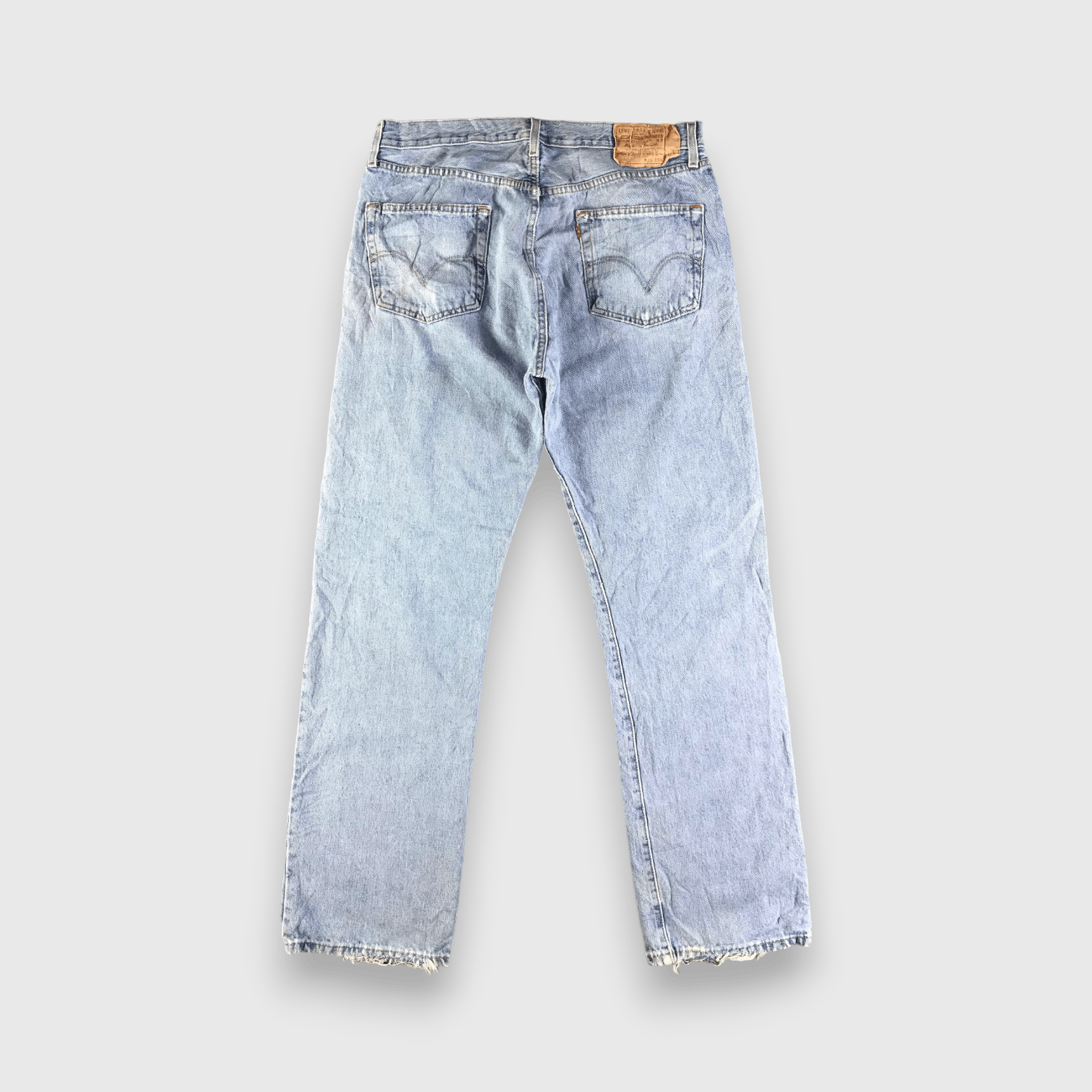 Levi's Vintage 90s Blue Wash Levis 501 Jeans-J4191 Size US 36 / EU 52 - 2 Thumbnail