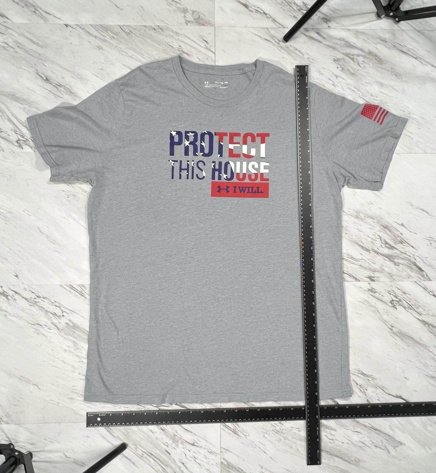 Under Armour Under Armour HeatGear Protect This House Flag Logo Size US XXL / EU 58 / 5 - 1 Thumbnail