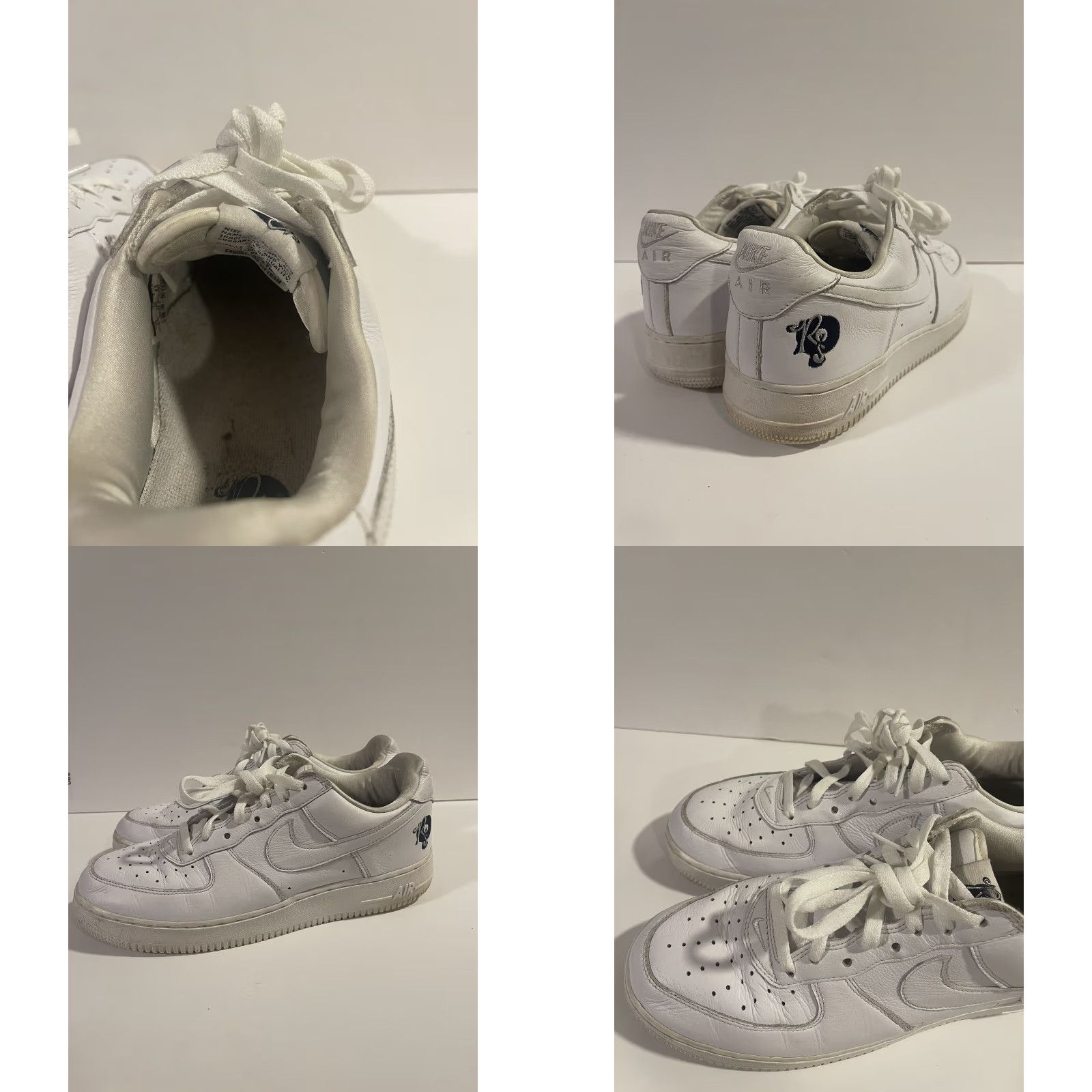 Nike Nike Air Force 1 Roc-A-Fella AF100 AO1070-101 Size 11 Mens White Used W/O Box 2017 Nike Air Force 1 Sneaker Size ONE SIZE - 9 Thumbnail