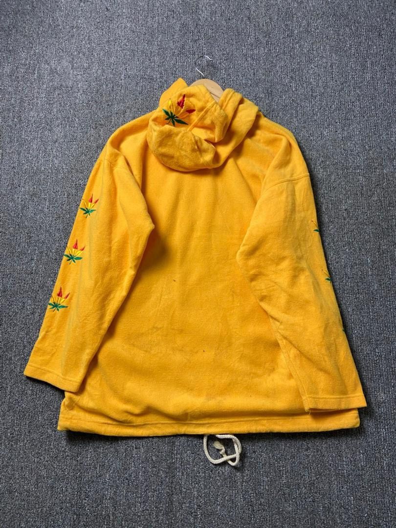 Japanese Brand Marijuana Embroidered Pullover Hoodies (186) Size US M / EU 48-50 / 2 - 2 Thumbnail