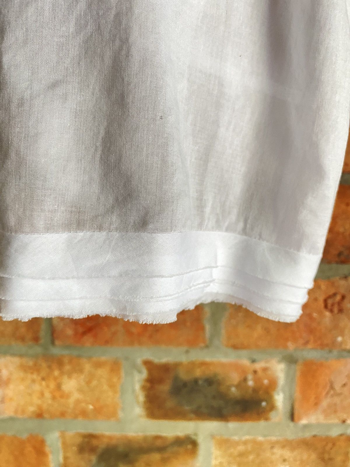 Zucca ZUCCA White pleated V-neck shirt Size M / US 6-8 / IT 42-44 - 24 Thumbnail
