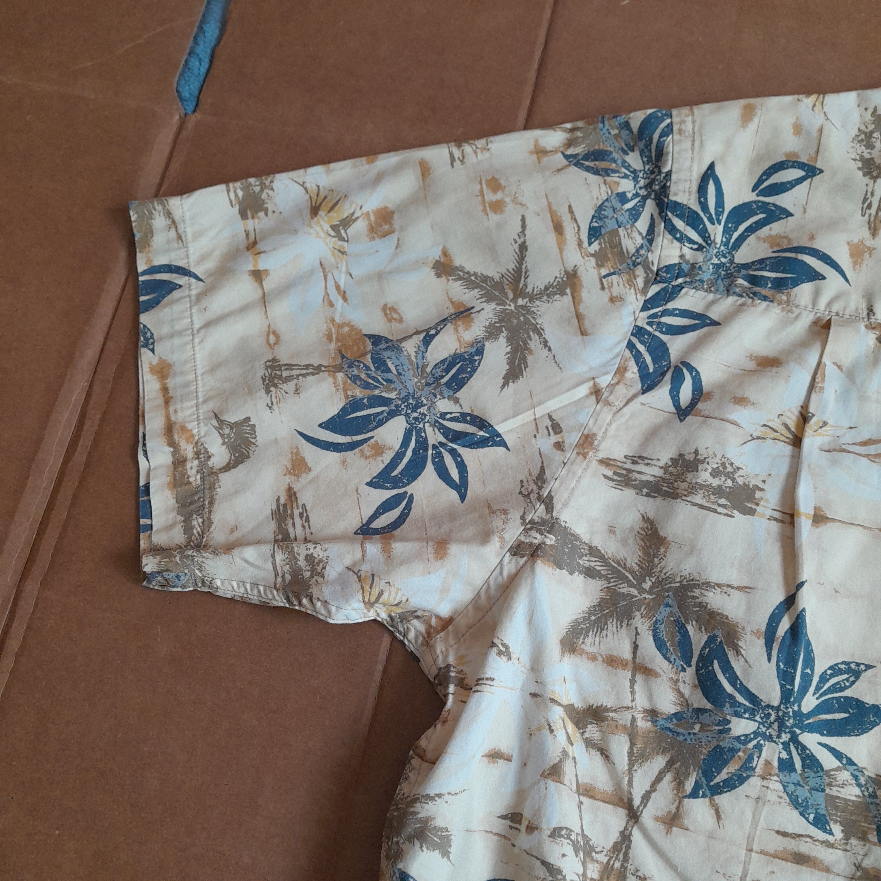 Other Crossings Men’s Polo Floral Shirt Multi-Color 100% Cotton Size US L / EU 52-54 / 3 - 7 Thumbnail