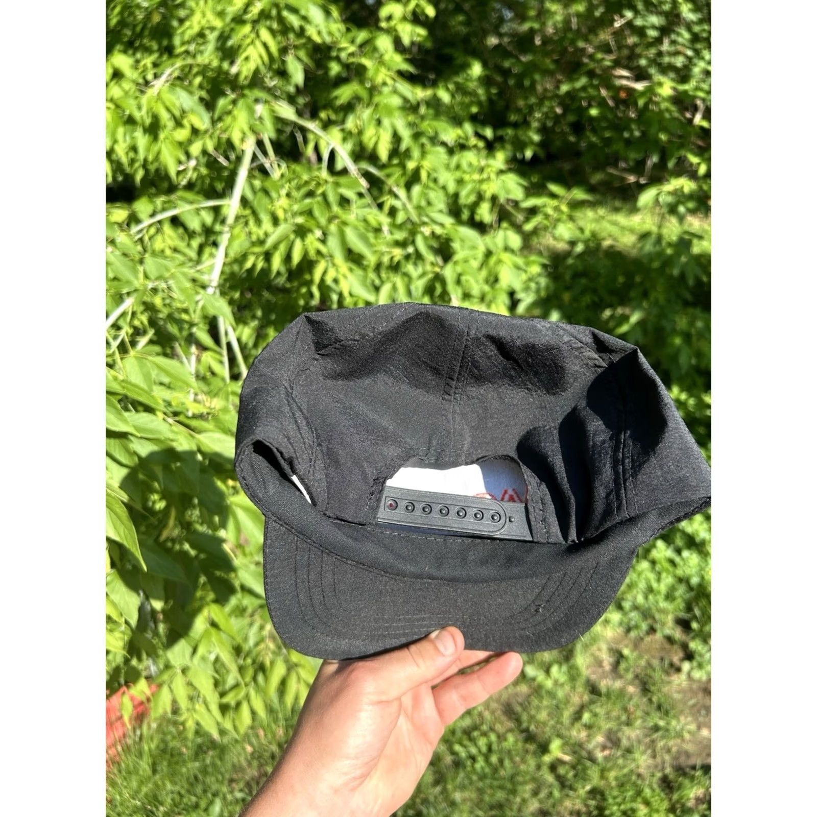 Vintage VINTAGE SnapBack Magnatude Magna cigarettes promo hat cap black adjustable Mens Snapback Cap Size ONE SIZE - 4 Thumbnail