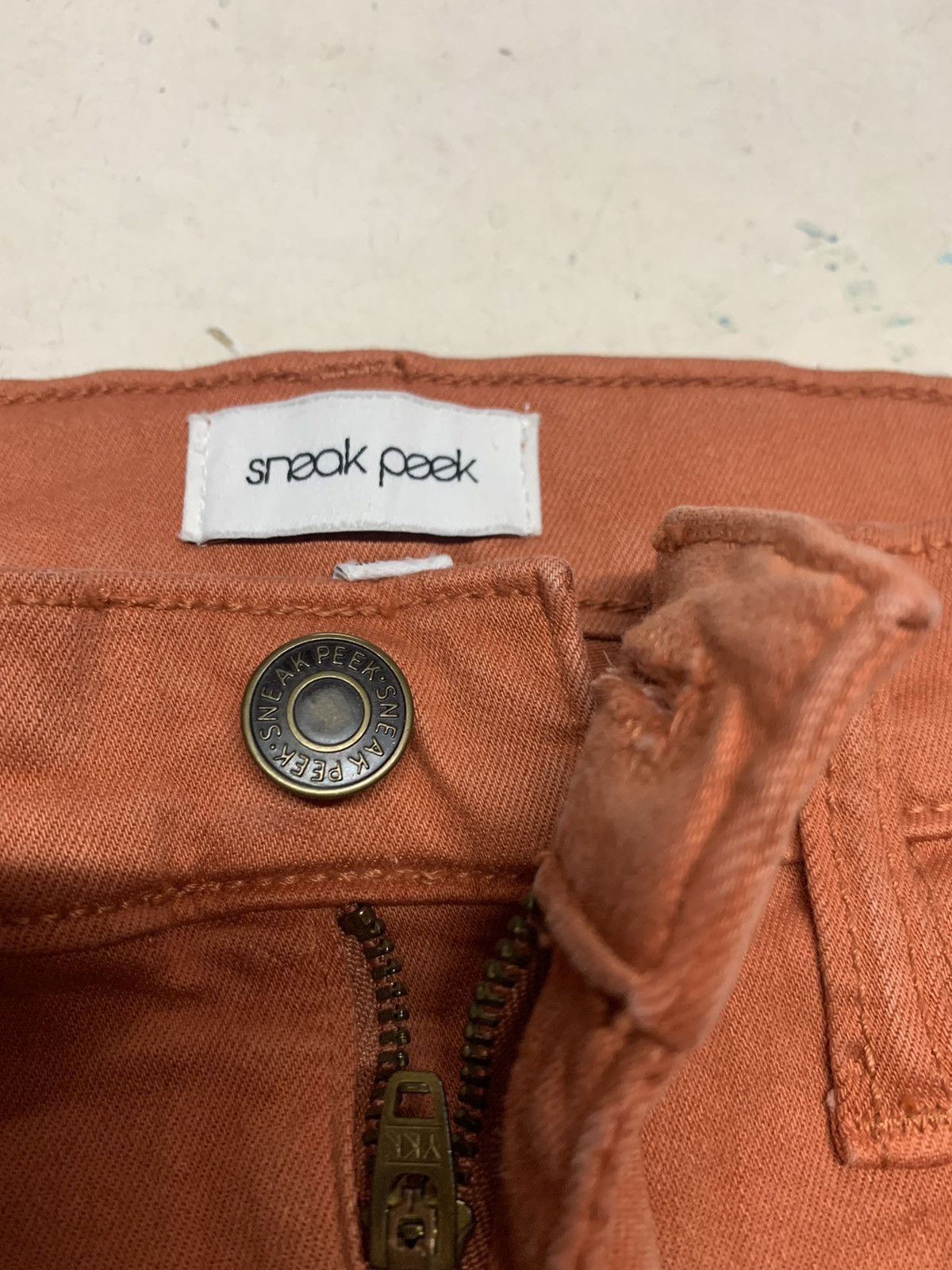 Designer Sneak peek retro bell bottom jeans Size 30" / US 8 / IT 44 - 18 Thumbnail