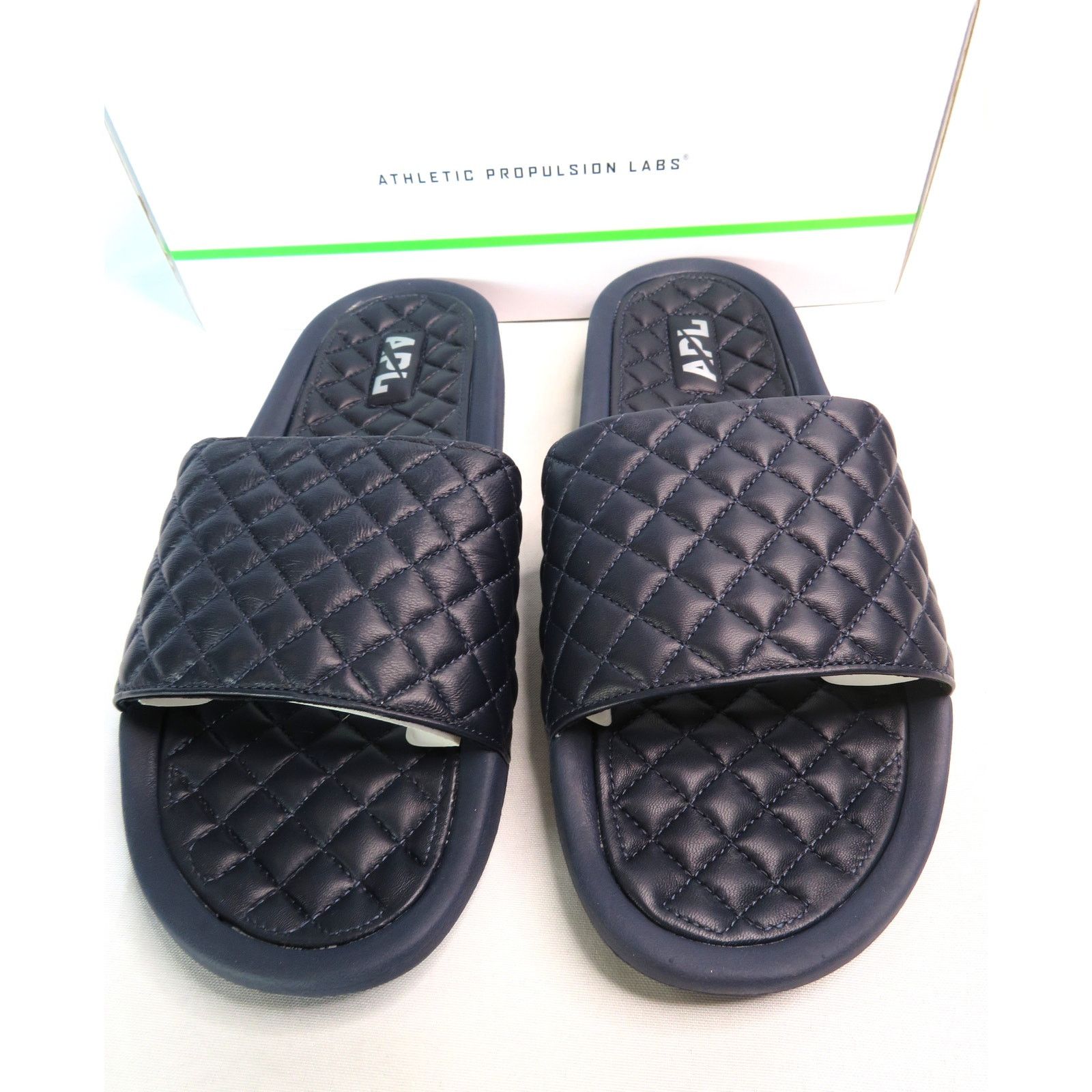 Athletic Propulsion Labs APL Athletic Propulsion Labs Lusso Quilted Leather Sandals Size US 11 / EU 44 - 2 Thumbnail