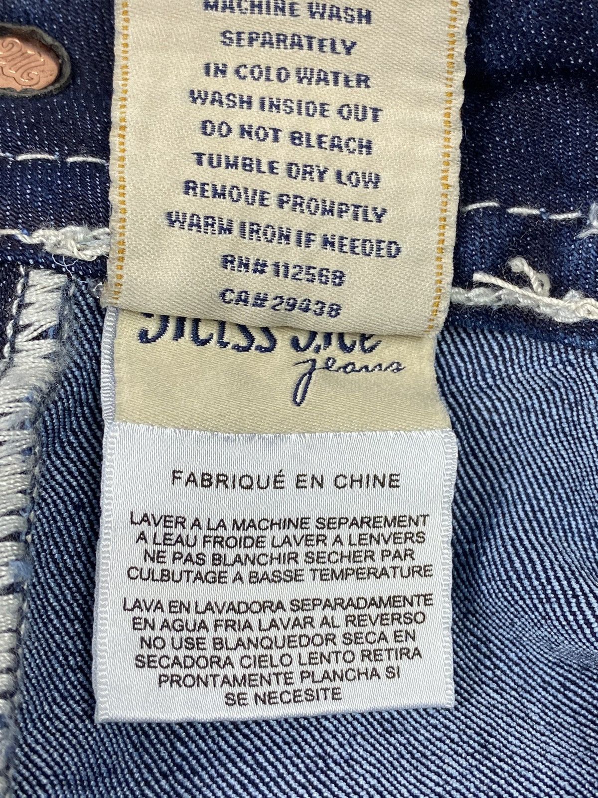 Miss Me Y2K Vintage Miss Me Slim Washed Boot Cut Flare Denim Pants Size 29" - 13 Thumbnail