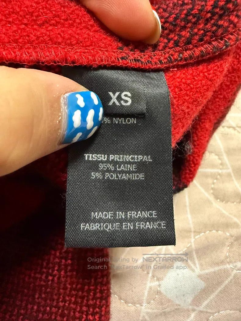 Vetements VETEMENTS Fringe Wool Shirt Size US XS / EU 42 / 0 - 8 Thumbnail