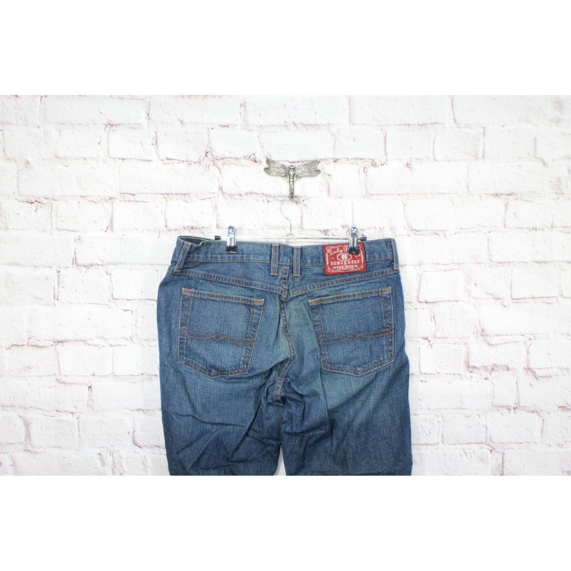 Lucky Brand Lucky Brand Dungarees Women's Classic Fit Crop Jeans Size 32" / US 10 / IT 46 - 4 Thumbnail