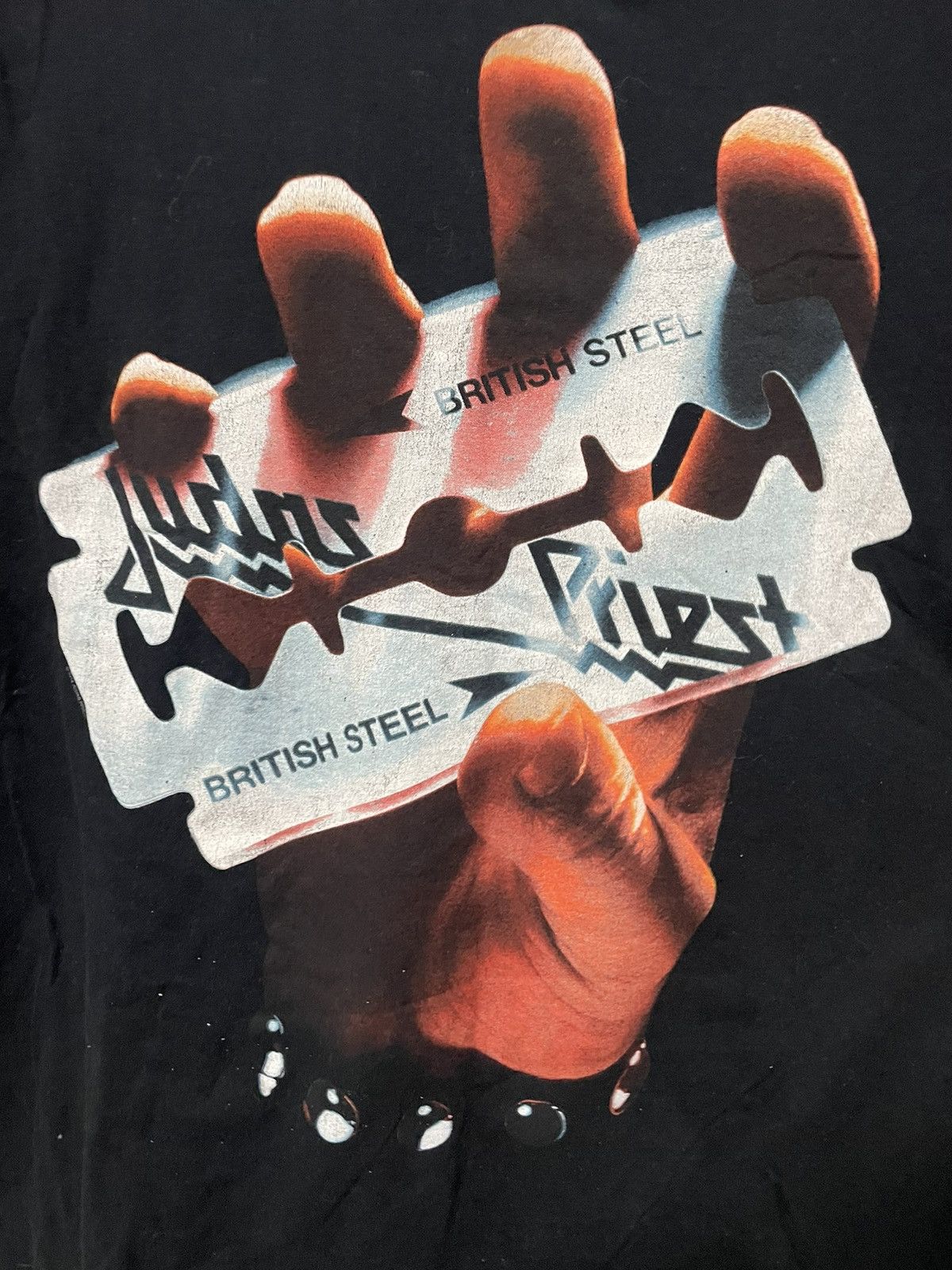 Band Tees Judas Priest Band British Steel T Shirt Tee Vintage 00s Size US XXL / EU 58 / 5 - 2 Thumbnail