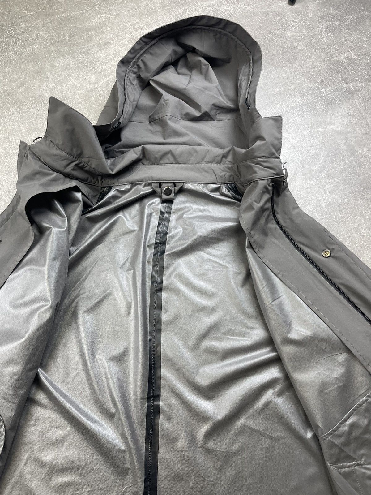 Hackett Hackett London Shower Resistant Hooded Zip Button Rain Coat Size US XL / EU 56 / 4 - 13 Thumbnail