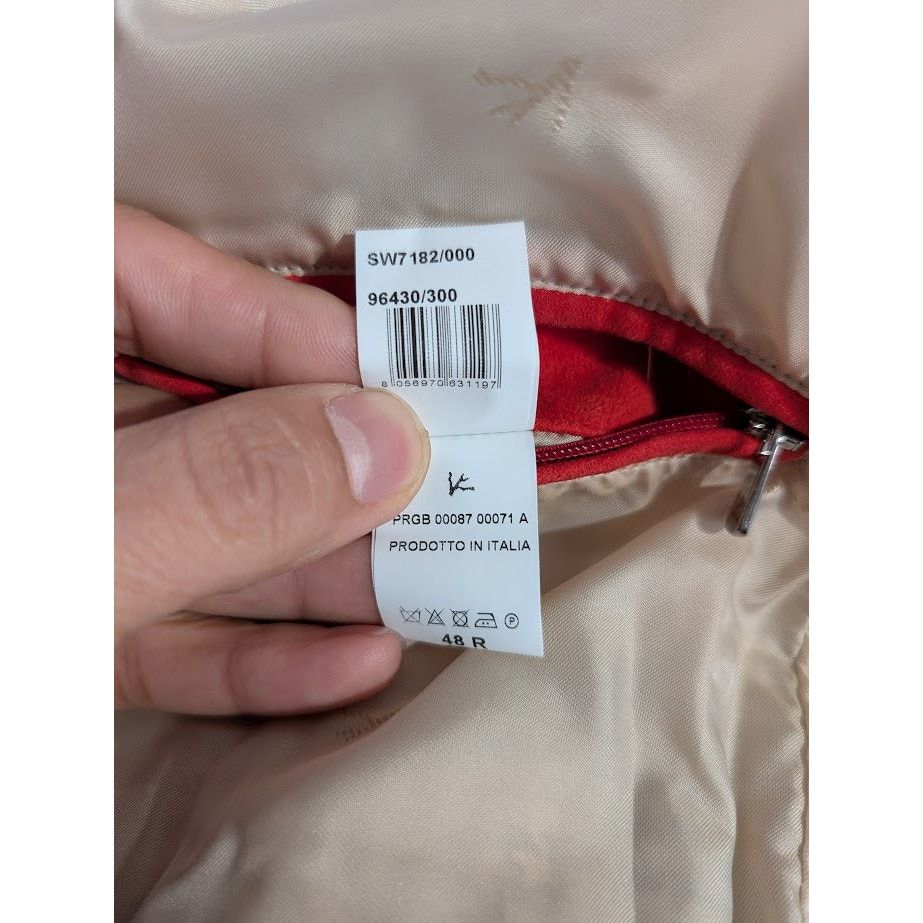 Isaia o1rshd1 CC20 Varsity Jacket in Beige/Brown Size US M / EU 48-50 / 2 - 18 Thumbnail
