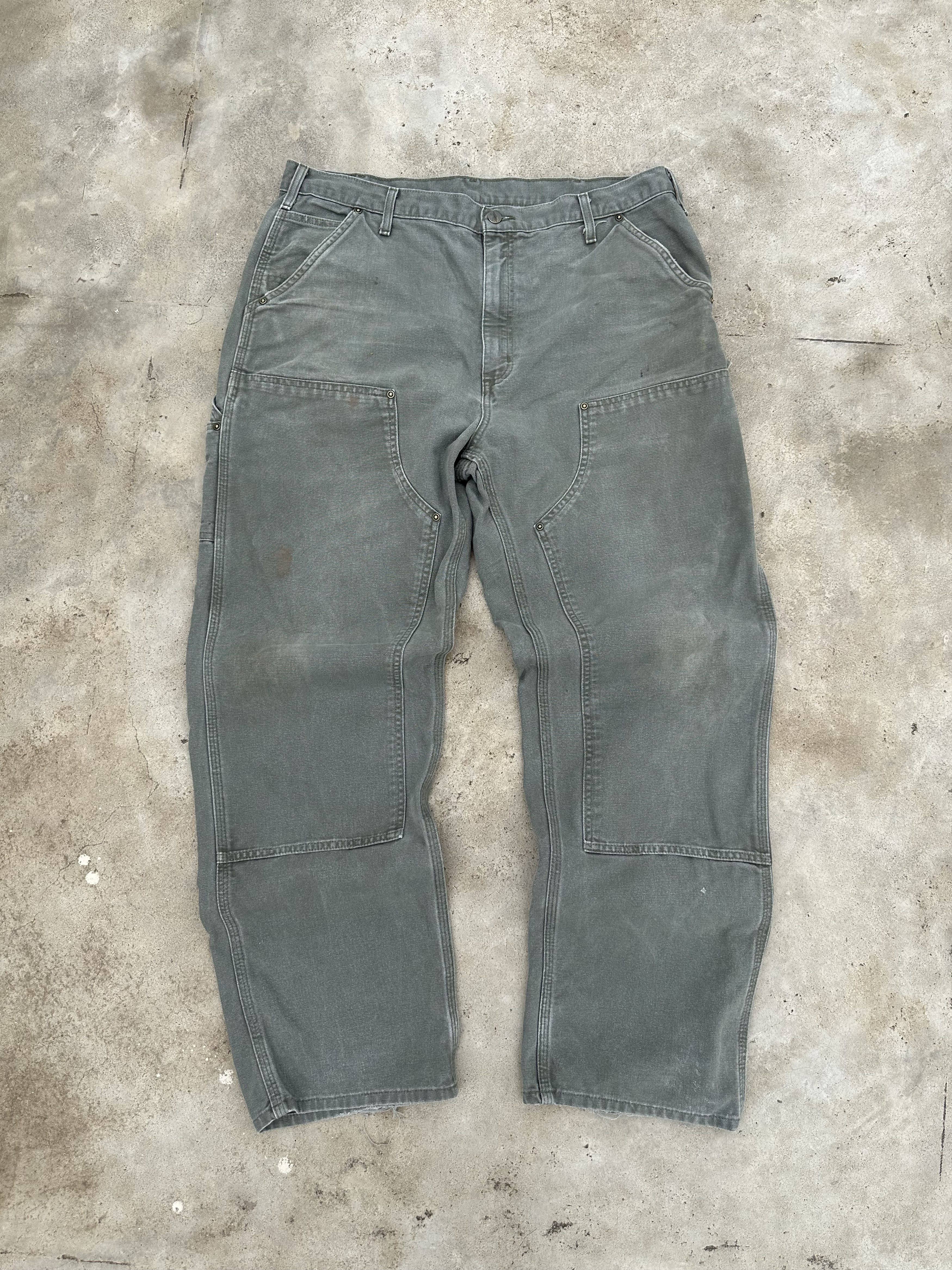 Carhartt Carhartt Double Knee Work Pants - Faded Olive (38x32) Size US 38 / EU 54 - 2 Thumbnail
