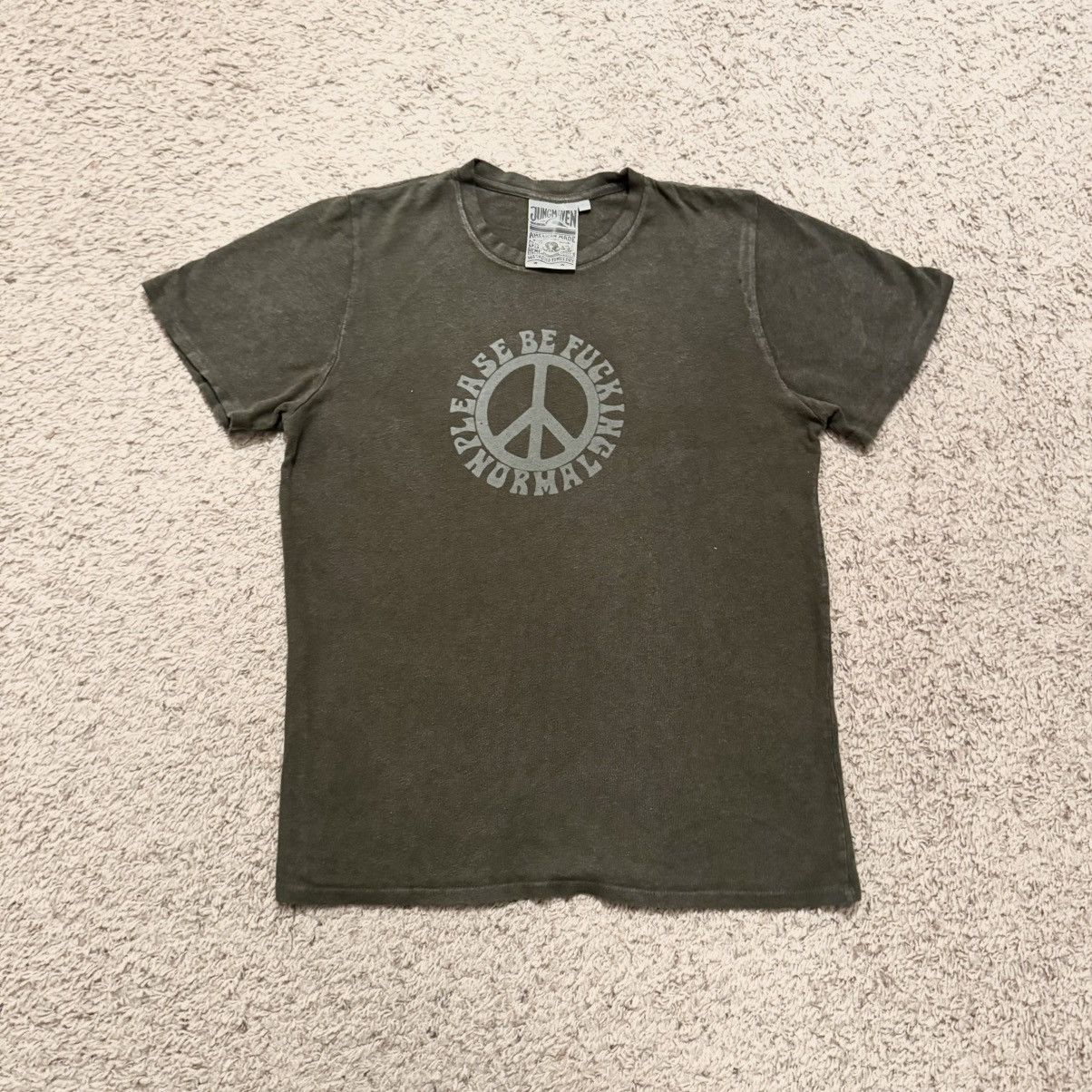 Jungmaven Jungmaven Please Be Fucking Normal Peace Tee L Size US L / EU 52-54 / 3 - 2 Thumbnail