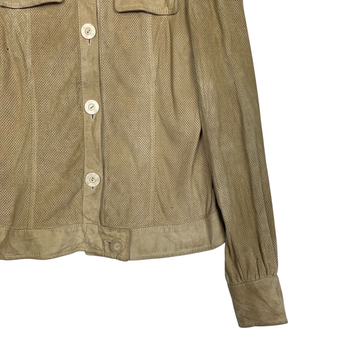 Aigner Aigner See Through Leather Jacket Size S / US 4 / IT 40 - 4 Thumbnail