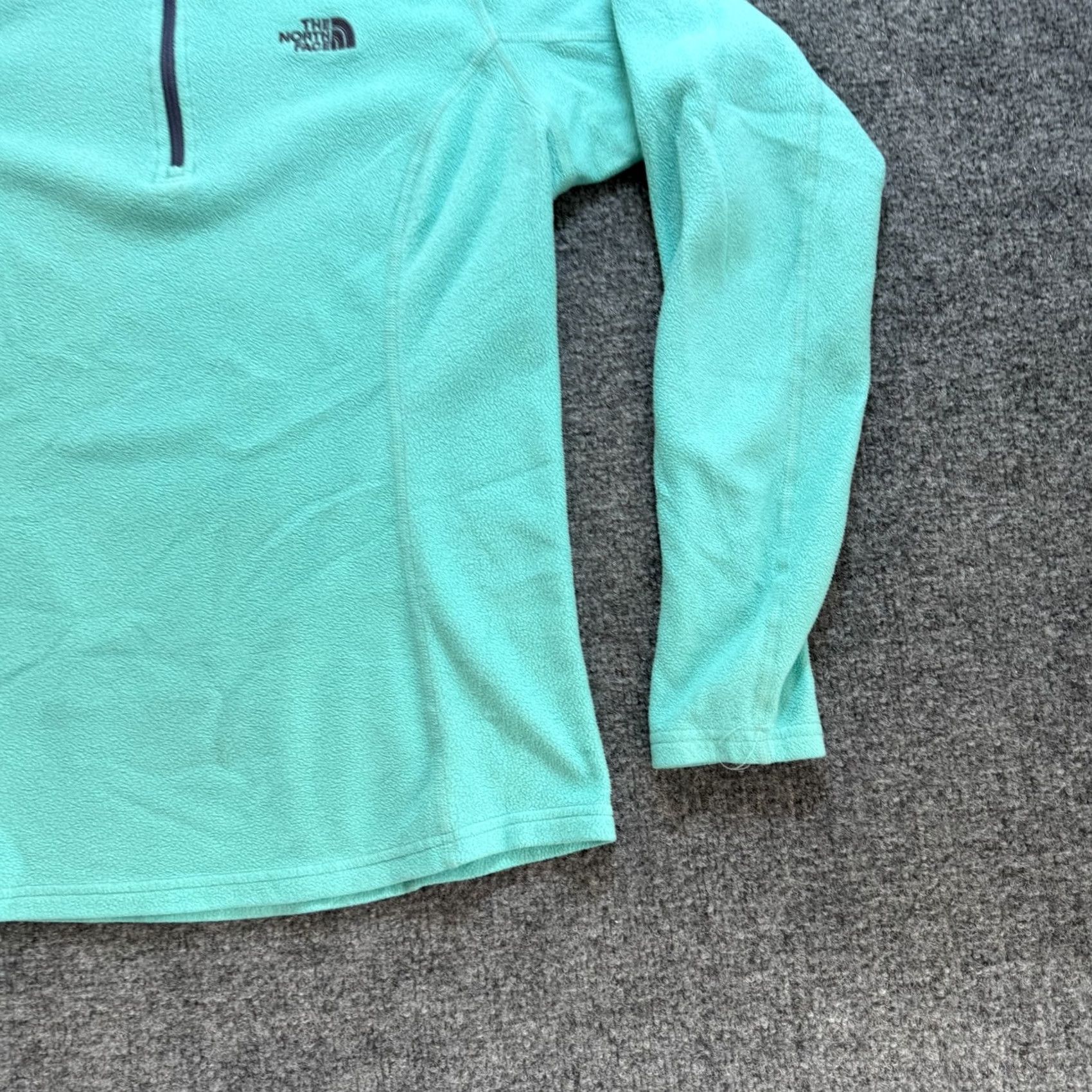 The North Face The North Face Jacket Womens Medium Blue Fleece 1/4 Zip Pullover Base Layer Size M / US 6-8 / IT 42-44 - 2 Thumbnail