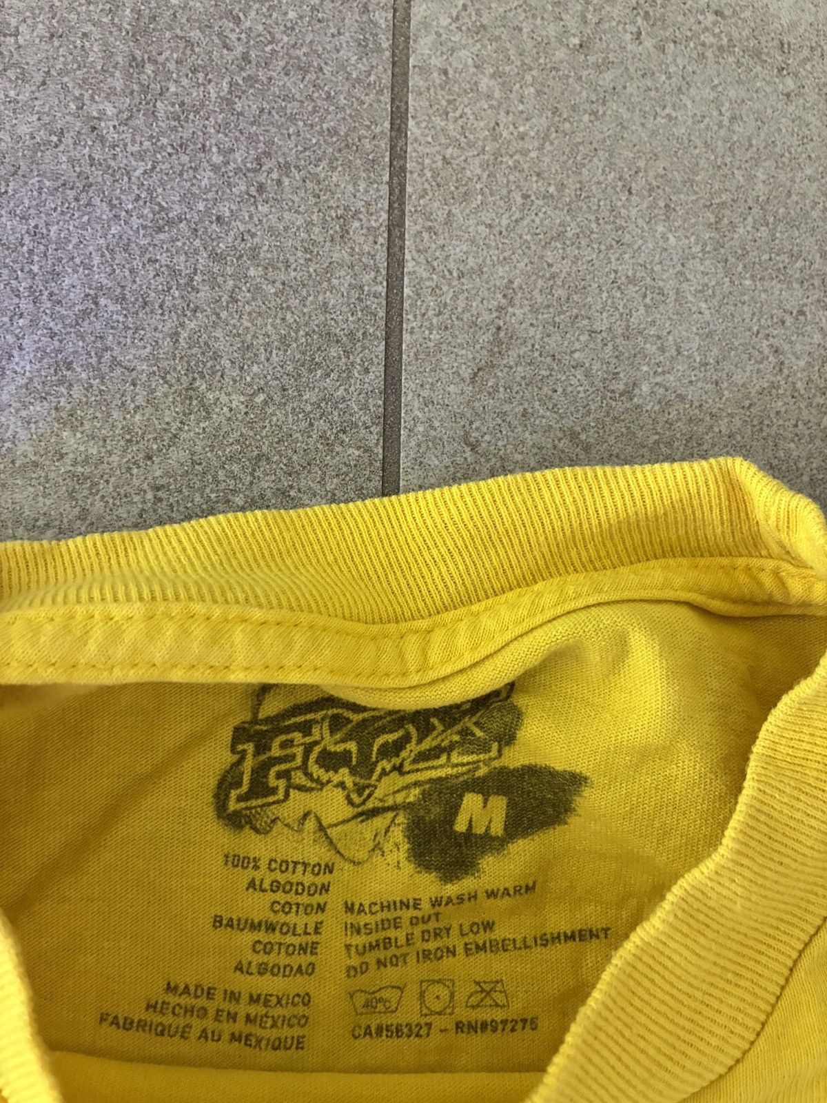 Fox Racing Fox Racing Yellow Graphic T-Shirt Medium Tee Size US M / EU 48-50 / 2 - 4 Thumbnail