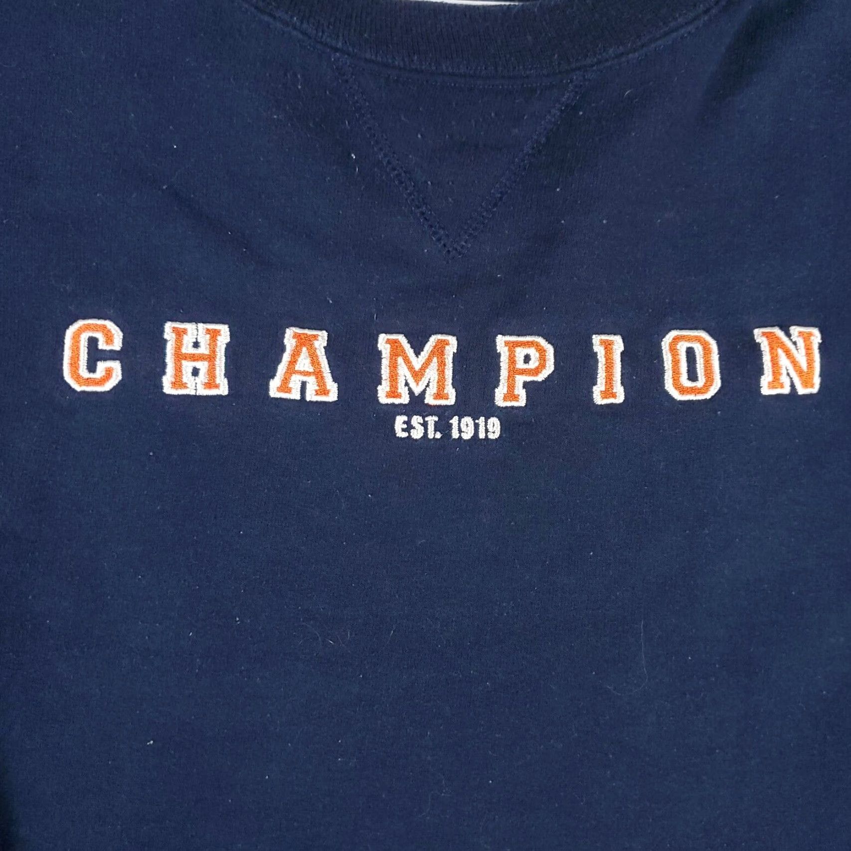 Champion Champion Mens Extra Large XL Blue Casual Pullover Sweatshirt Size US XL / EU 56 / 4 - 2 Thumbnail