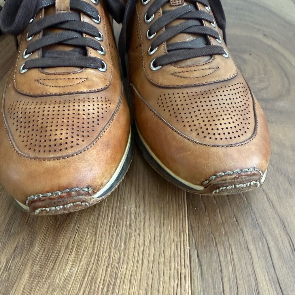 Magnanni Magnanni Lizandro Leather Athletic Trainer Cuero Tan Brown $ Size US 9 / EU 42 - 5 Thumbnail