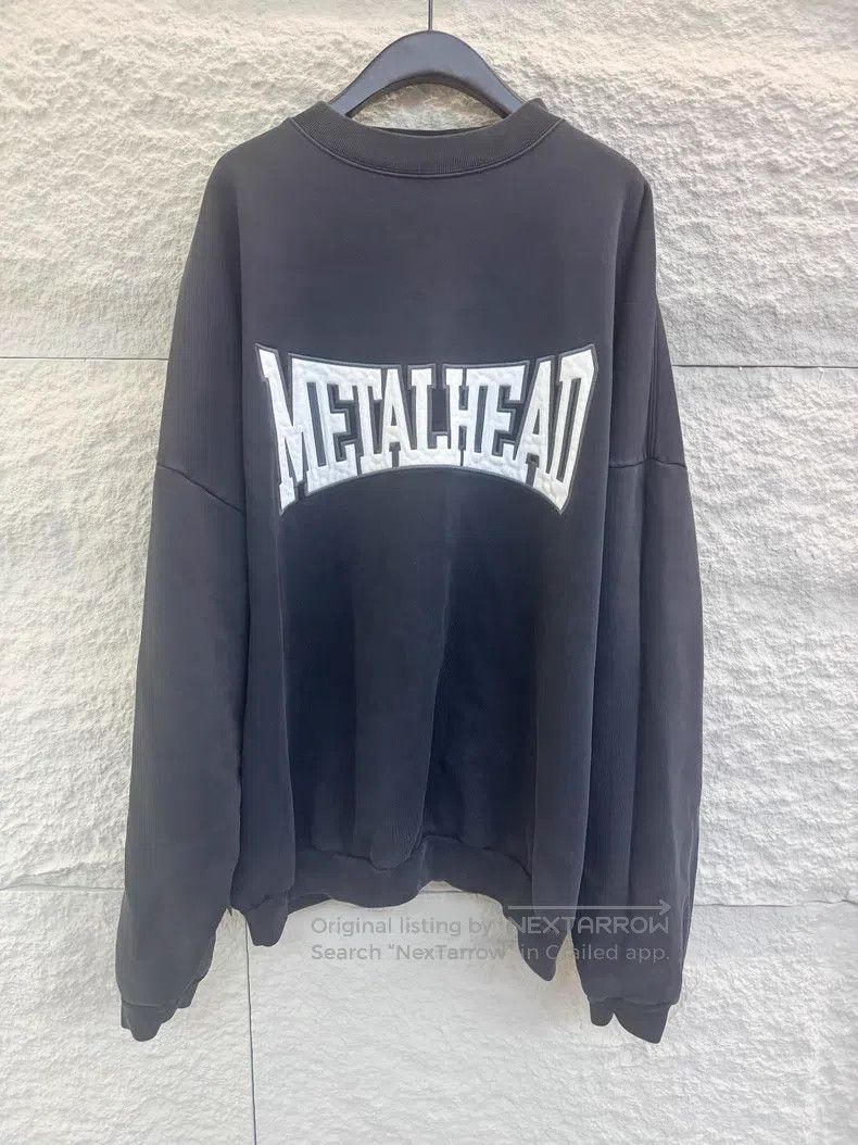 Balenciaga Balenciaga Letter Patch Reversible Round Neck Sweatshirt Size US L / EU 52-54 / 3 - 1 Thumbnail