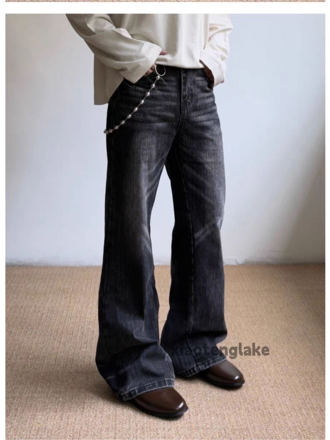 Jean ltx vintage washed faded cleanfit punk grunge jeans Size US 33 - 3 Thumbnail