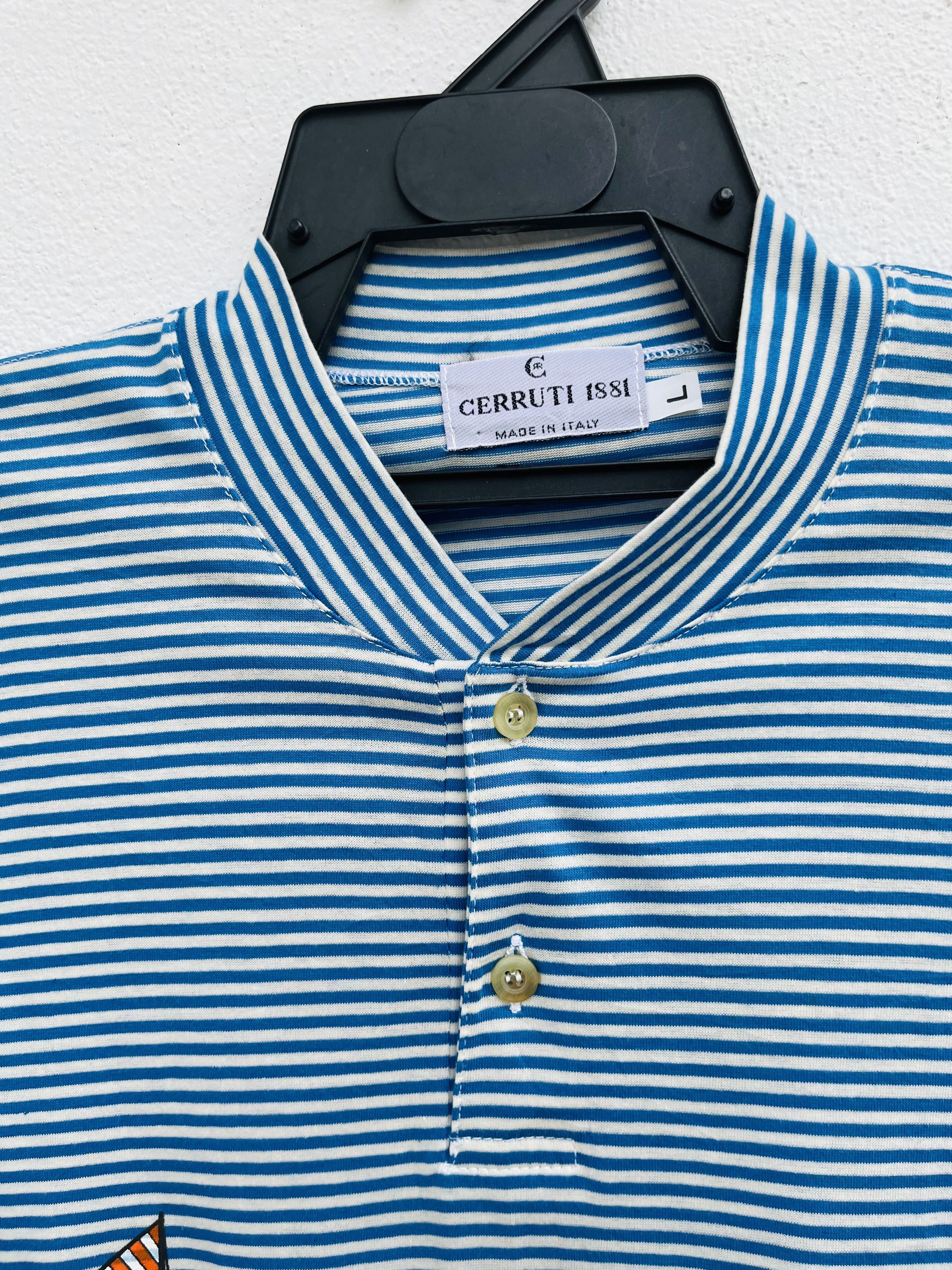 Cerruti 1881 × Japanese Brand × Vintage Vintage Cerruti 1881 Striped Designer Fashion Style Size US L / EU 52-54 / 3 - 7 Thumbnail