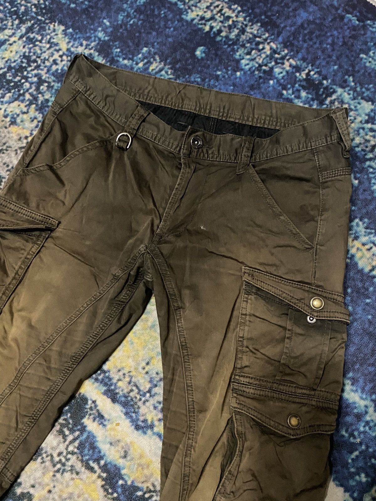 HIDEAWAYS × Japanese Brand 🔥STEALS🔥Hideaways Nicole Cargo pant multipocket Size 31" - 6 Thumbnail