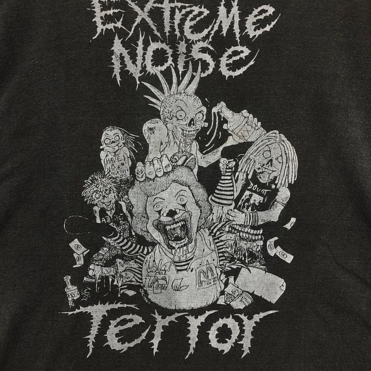 Band Tees × Vintage Vintage 90s Extreme Noise Terror Tee Shirt Metal Band Size US M / EU 48-50 / 2 - 3 Thumbnail