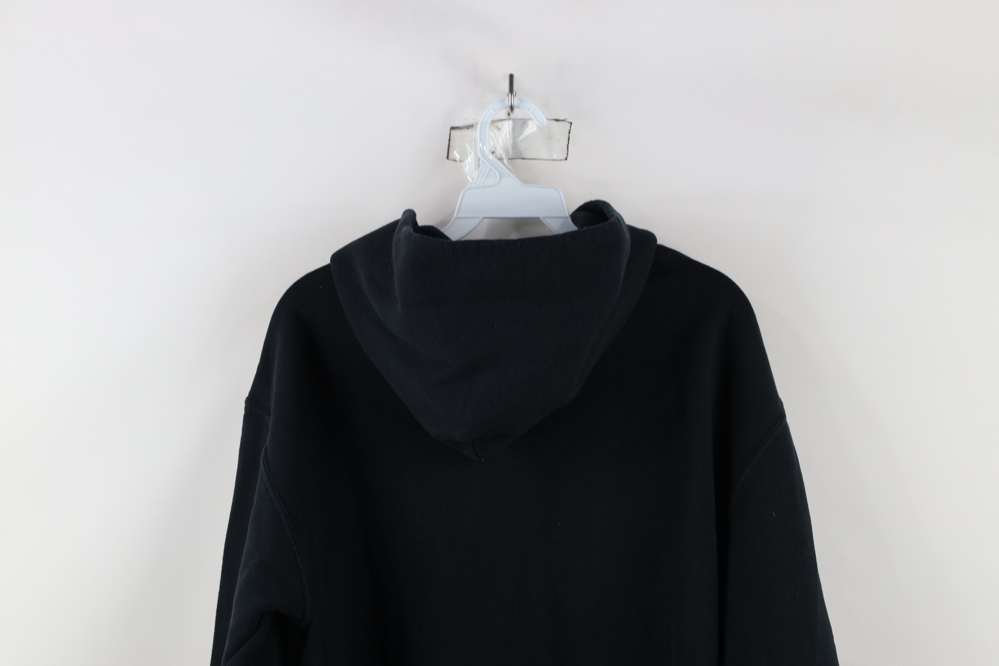 Vintage Vintage 90s Y2K Jeep Motors Spell Hoodie Sweatshirt Black Size L / US 10 / IT 46 - 12 Thumbnail