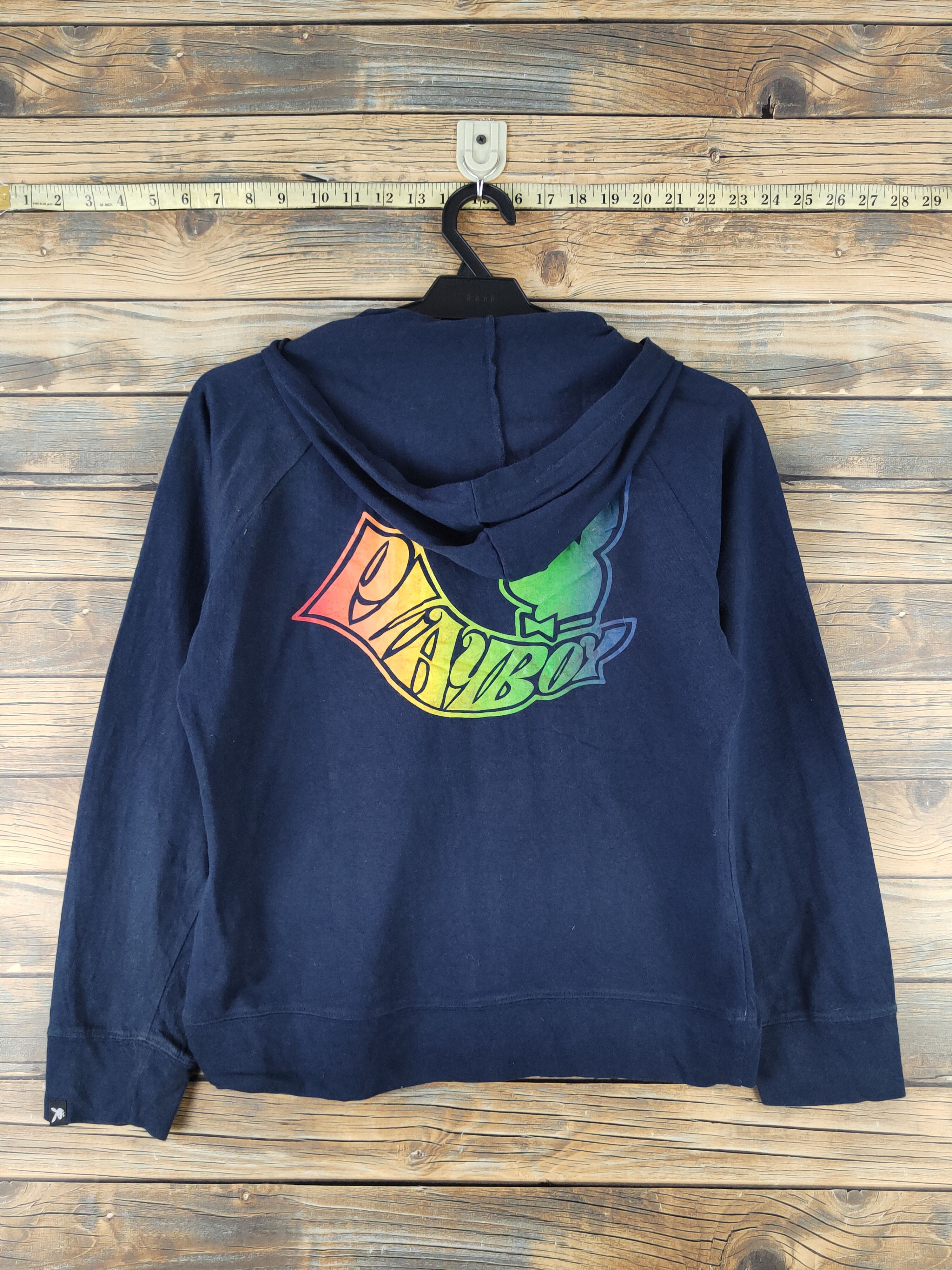 Playboy DL Playboy Navy Hoodie Sweaters #1400 Size M / US 6-8 / IT 42-44 - 8 Thumbnail