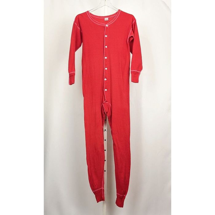 Union Suit - Red Long Johns