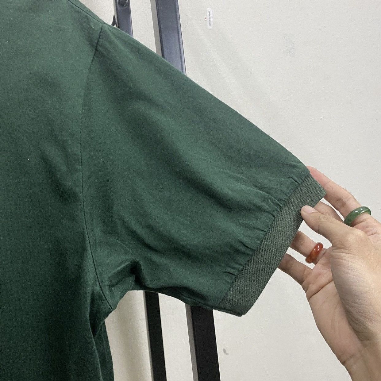Yves Saint Laurent Vintage Yves Saint Laurent YSL Green Short Sleeve Polo Shirt Size US M / EU 48-50 / 2 - 7 Thumbnail