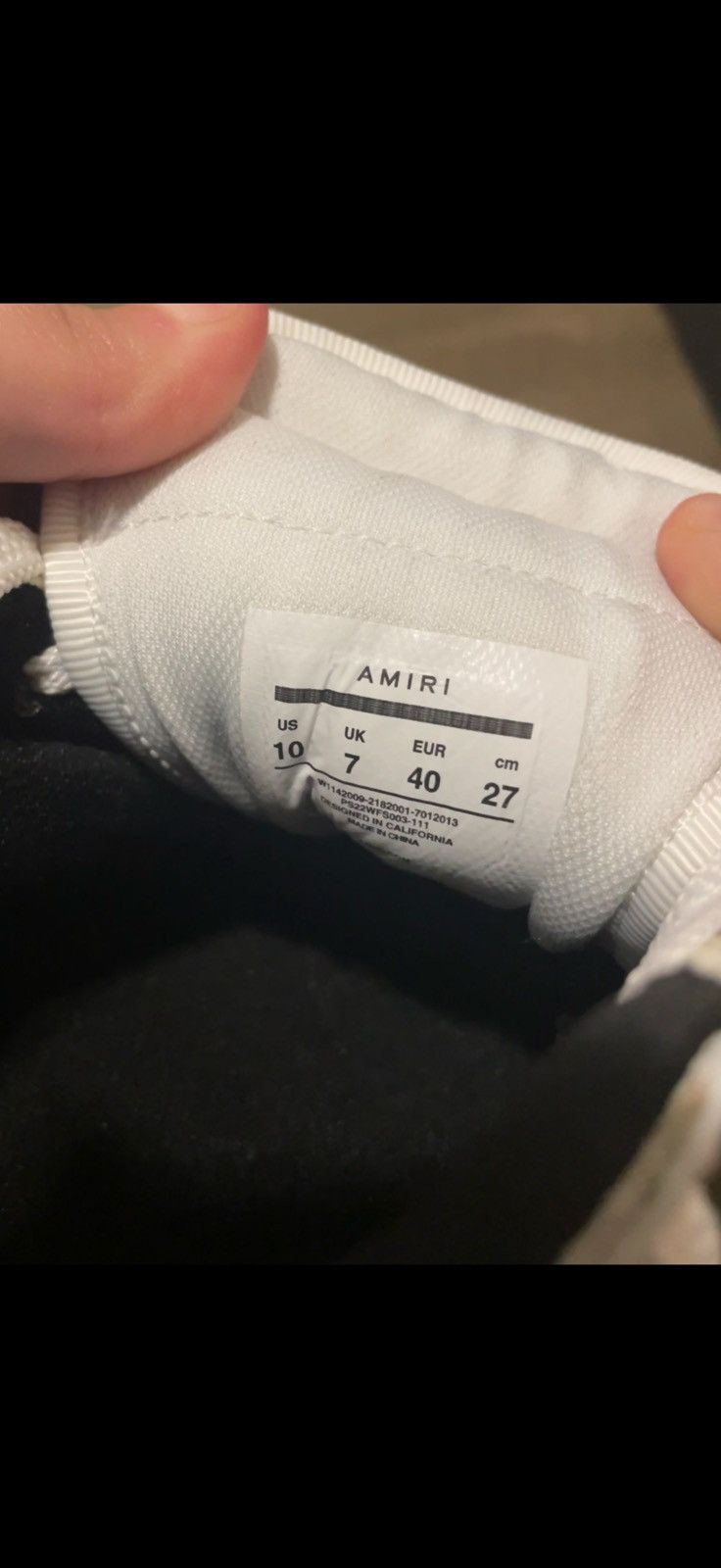 Amiri Amiri Skel top Low Size US 10 / IT 40 - 7 Thumbnail