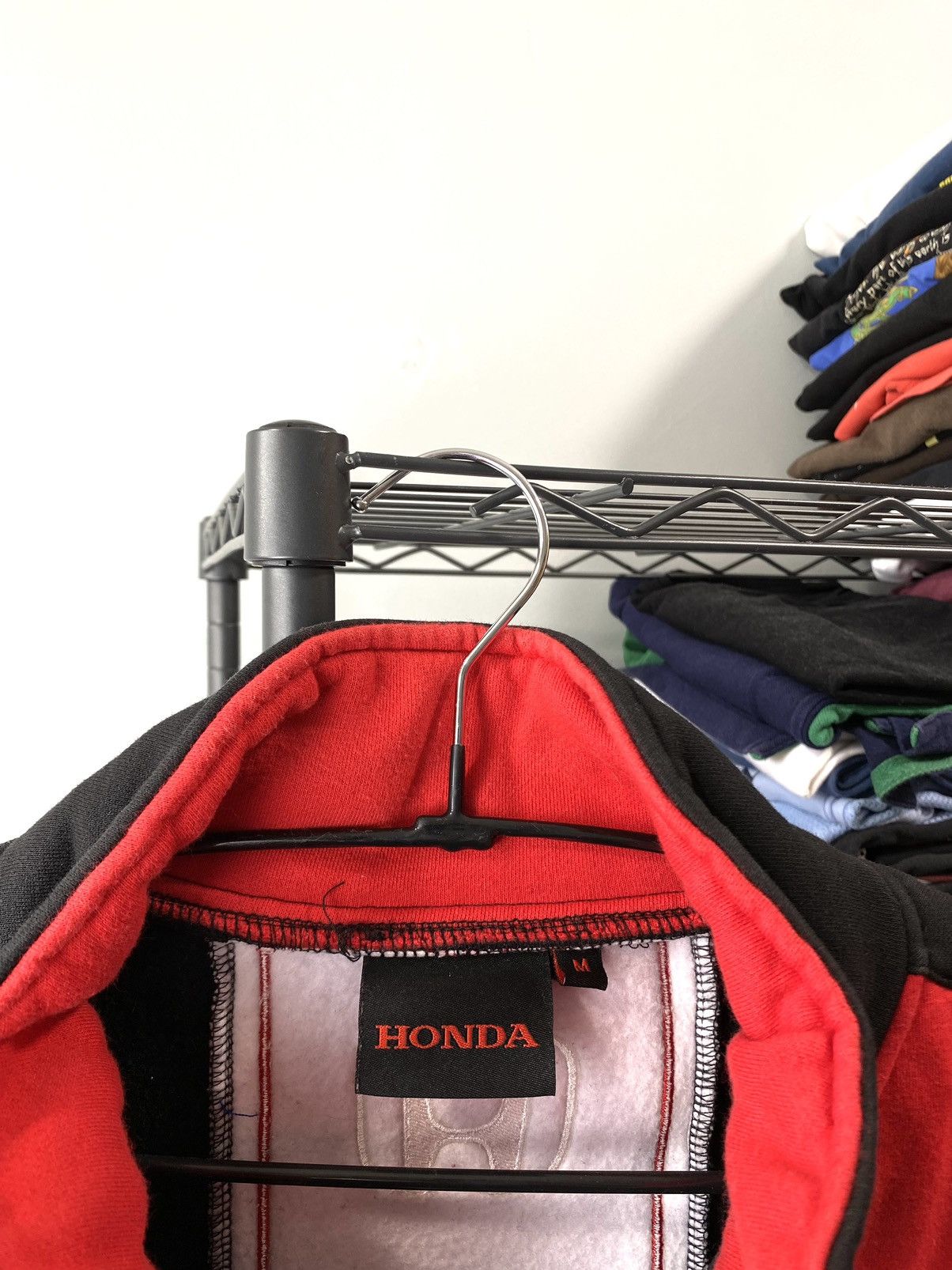Honda Rare! Vintage Honda Racing Sweatshirt Jacket Suzuki Yamaha Size US M / EU 48-50 / 2 - 10 Thumbnail
