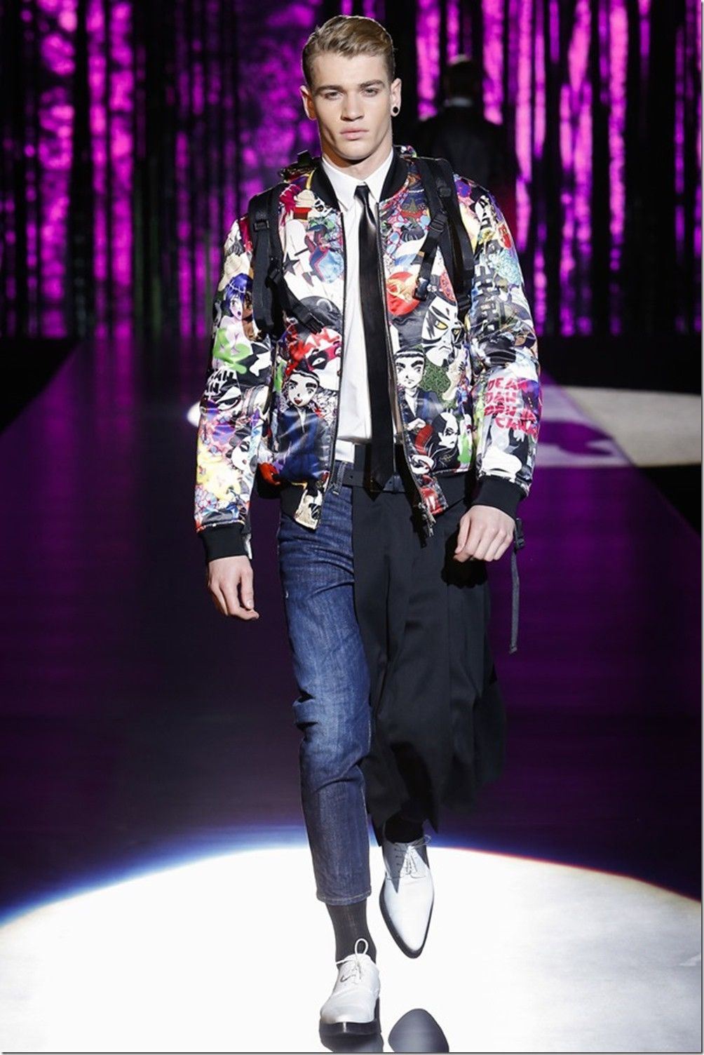 Dsquared2 Dsquared2 FW16 Manga Bomber Size US M / EU 48-50 / 2 - 2 Thumbnail