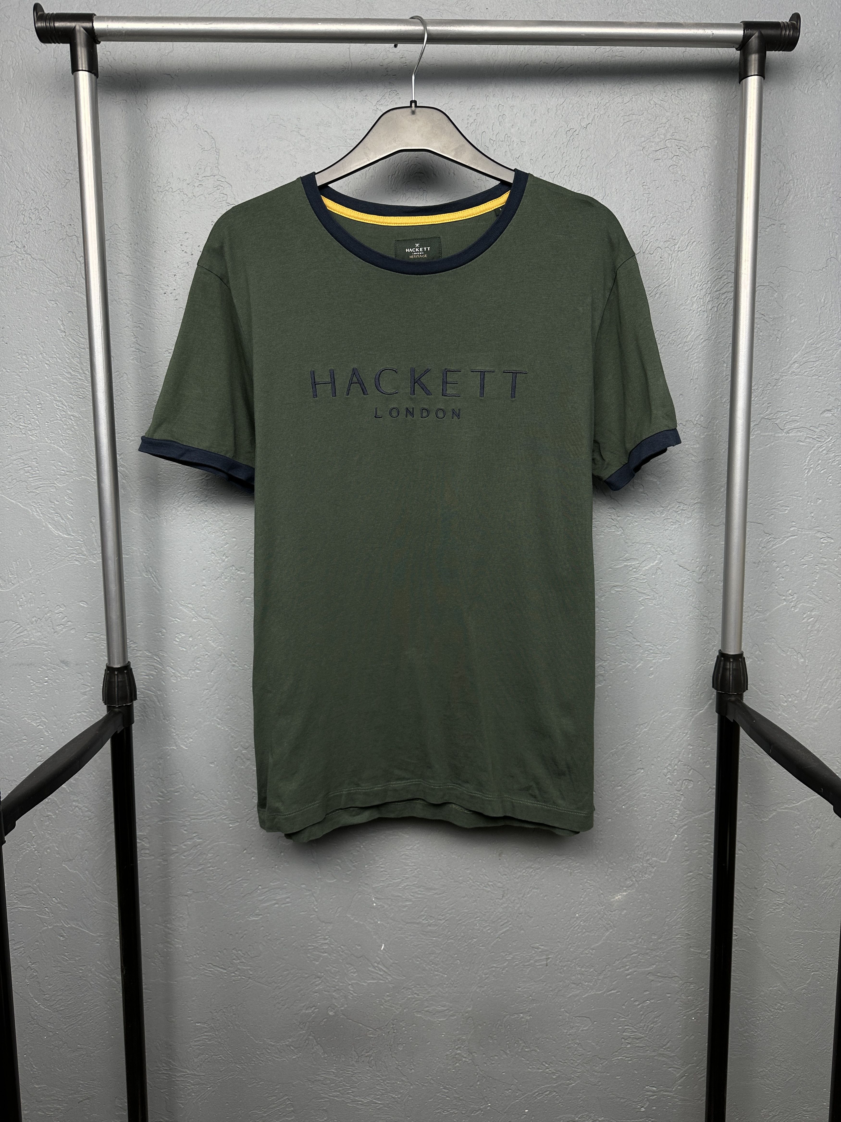 Hackett Hackett Mens Big Logo T-Shirt Size US L / EU 52-54 / 3 - 1 Thumbnail