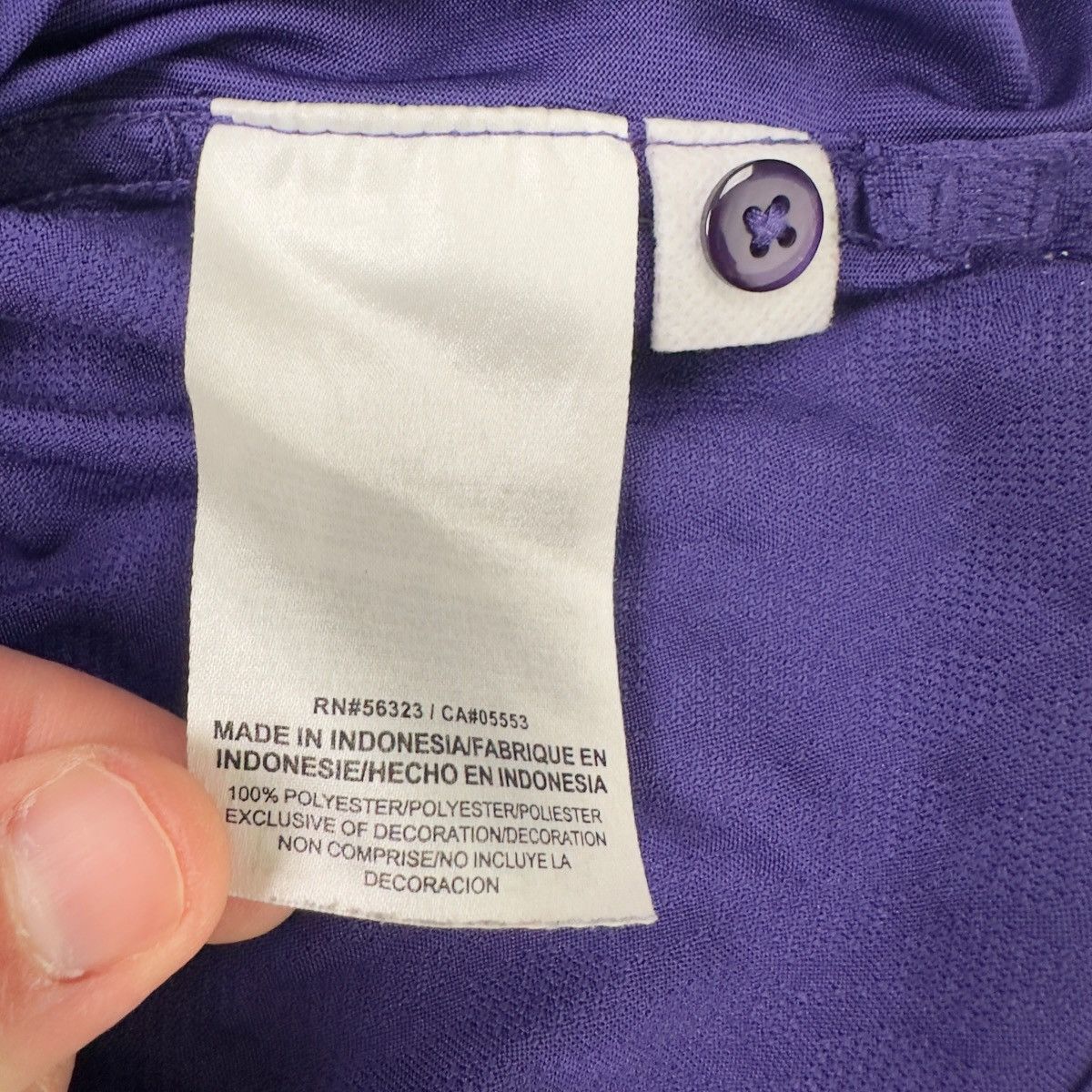 Nike Nike K-State Wildcats Polo Shirt Mens XL Purple Double Sided Size US XL / EU 56 / 4 - 8 Thumbnail