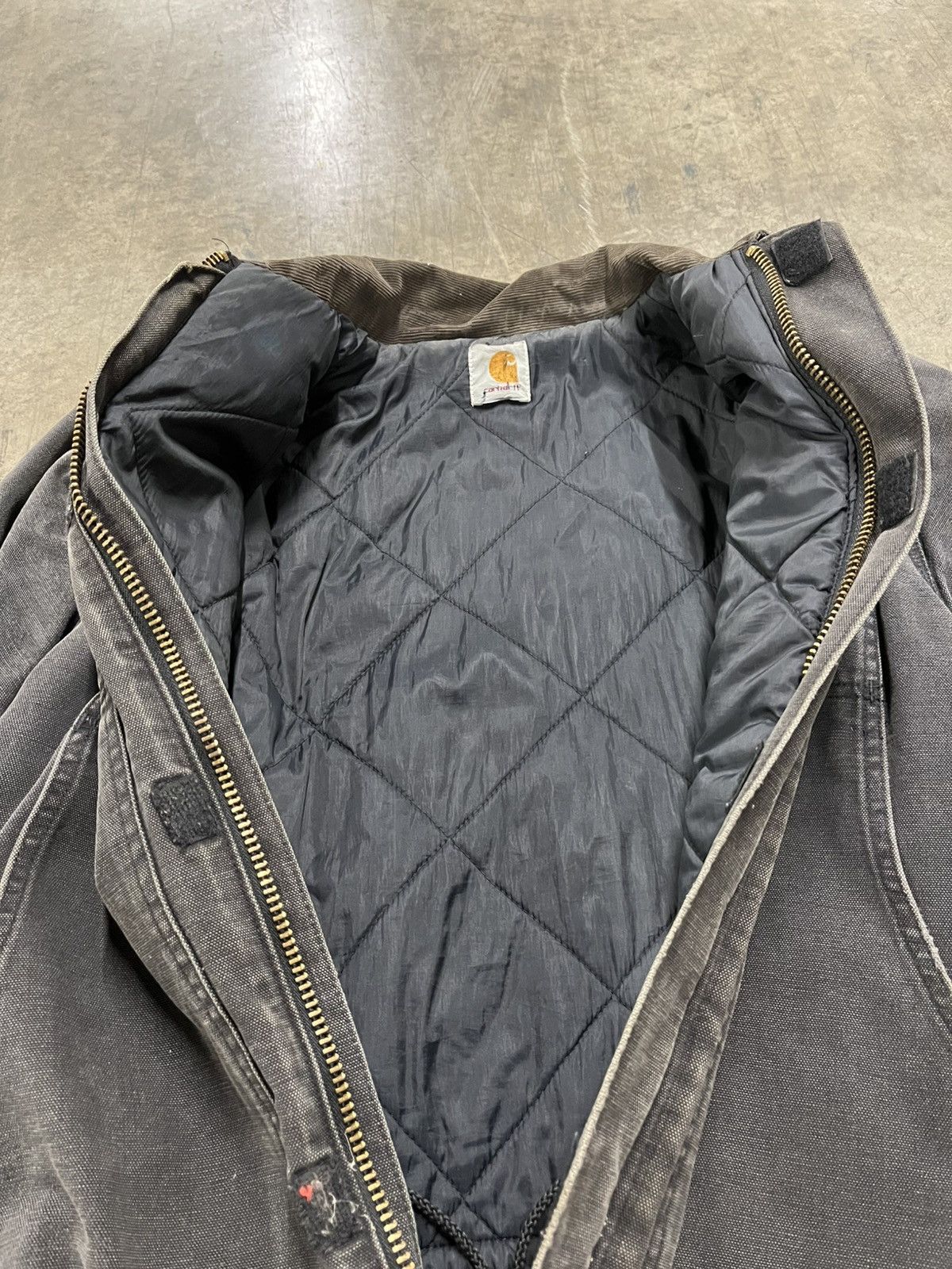 Carhartt × Vintage Carhartt Detroit style jacket faded black vintage streetwear Size US XL / EU 56 / 4 - 12 Thumbnail