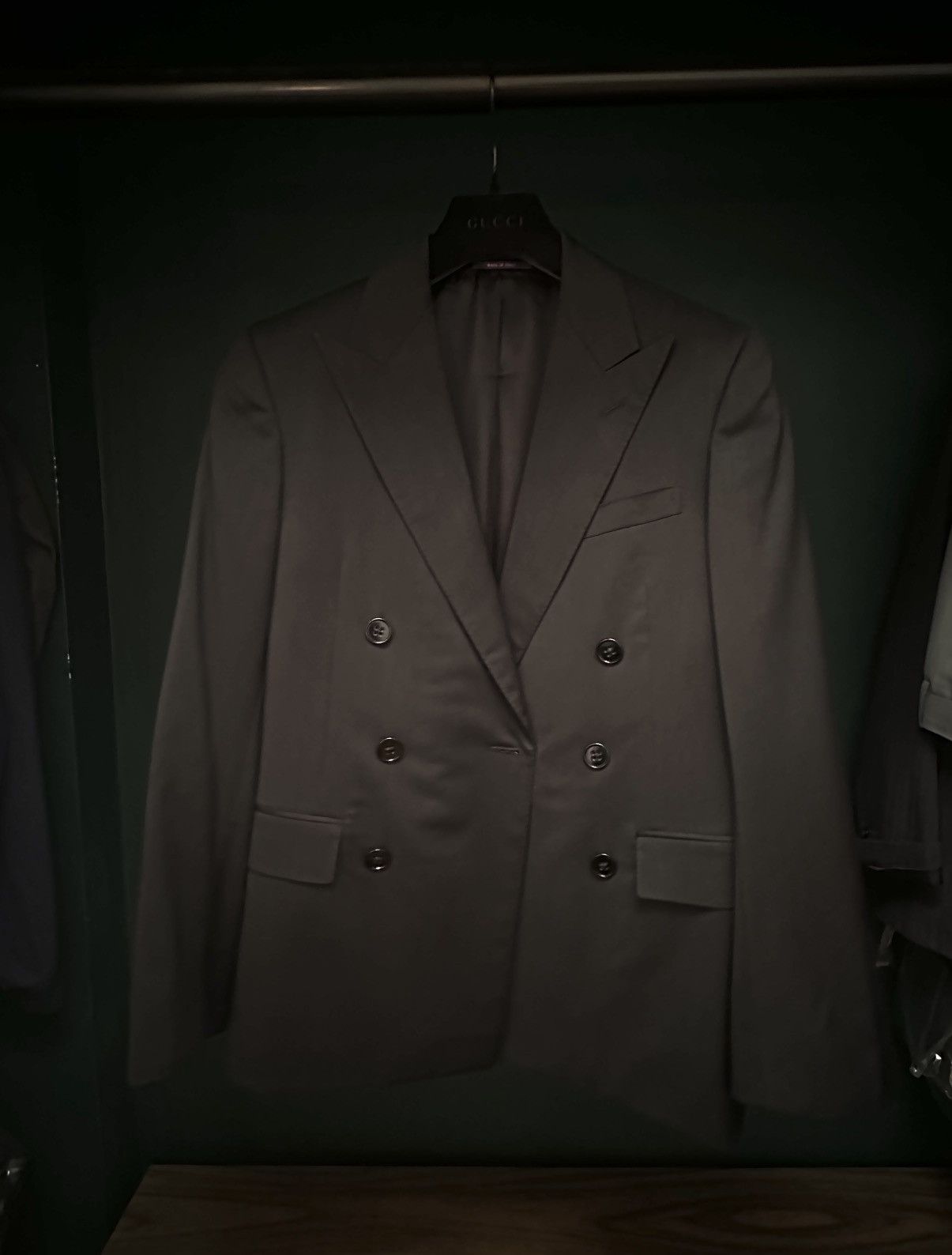 Ralph Lauren × Ralph Lauren Purple Label Ralph Lauren Double Breasted Blazer (Blk) Size 36S - 1 Thumbnail