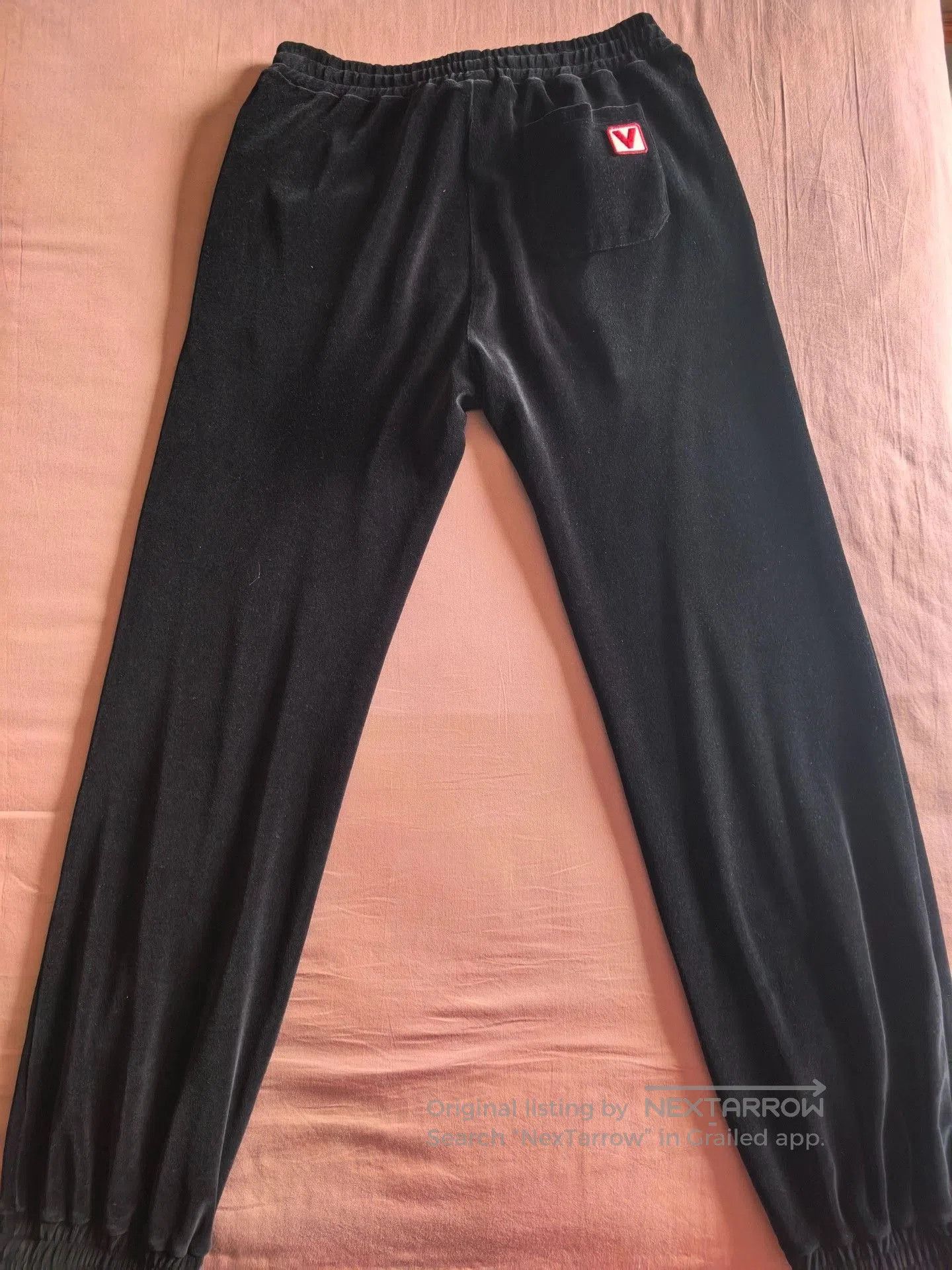Valentino Valentino Black Velvet Casual Pants. Size 37" - 3 Thumbnail