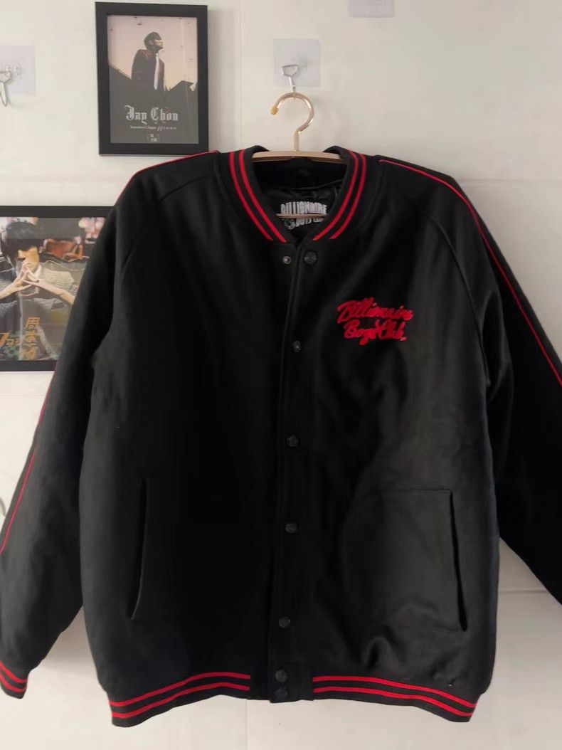 Billionaire Boys Club Billionaire Boys Club BBC ICECREAM Black Red Varsity Jacket Size US L / EU 52-54 / 3 - 1 Thumbnail