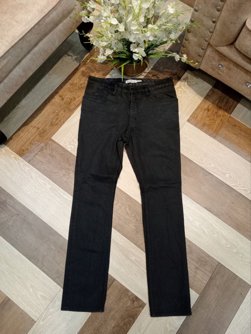 NONNATIVE JAPAN BLACK DENIM STRETCH JEANS - SIZE 2